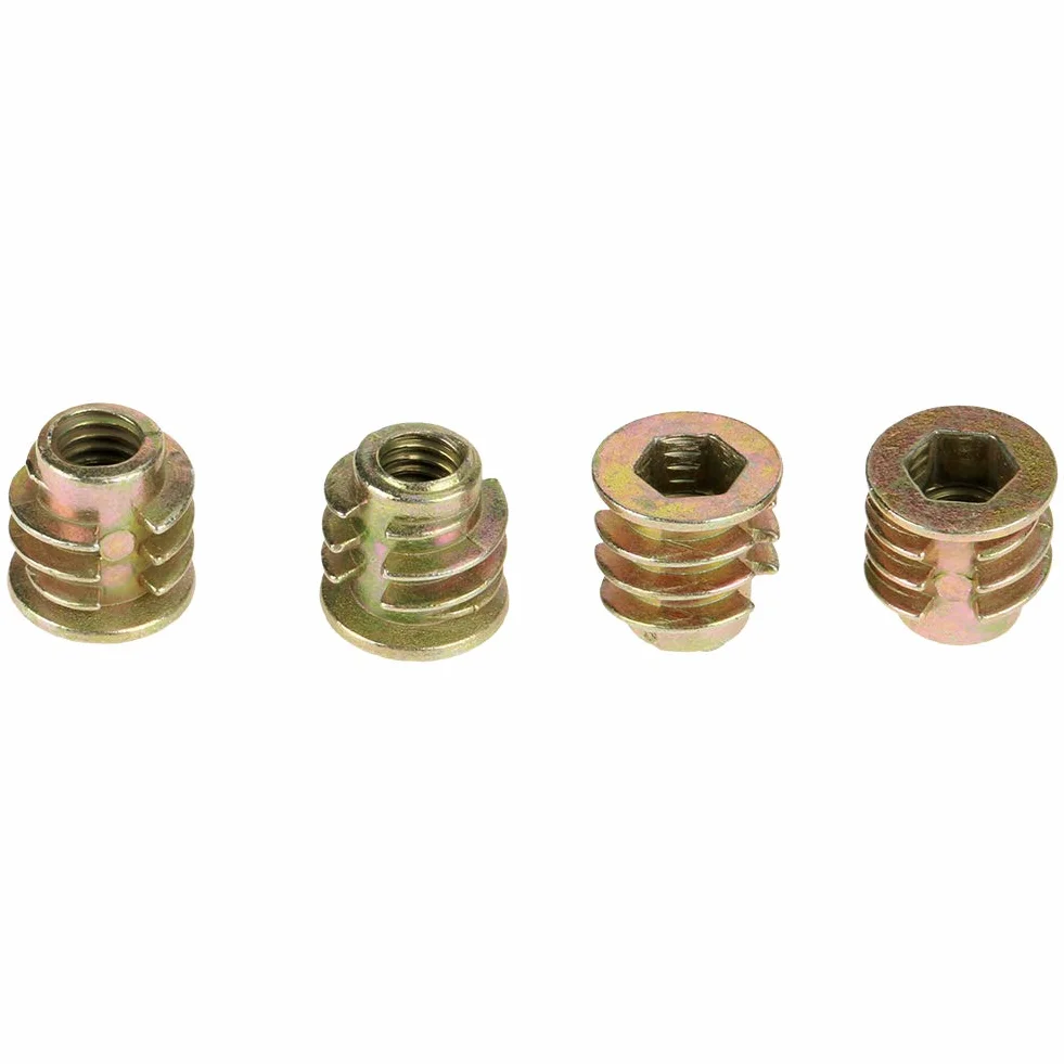 Mobili esagonale Socket Dado M4 x 8 mm 50 pezzi lega di zinco