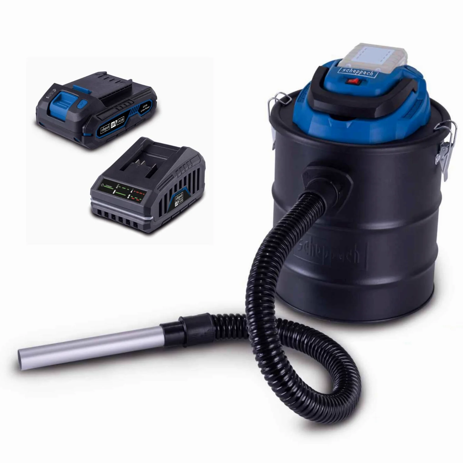 Aspiracenere senza fili con kit di avviamento 2Ah C-AVC15-X - Set S - SCHEPPACH