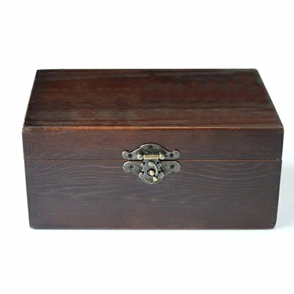 Serratura Antica Bronzo 38x29mm con Chiusura a Scatto do Skrzynki na Biżuterię