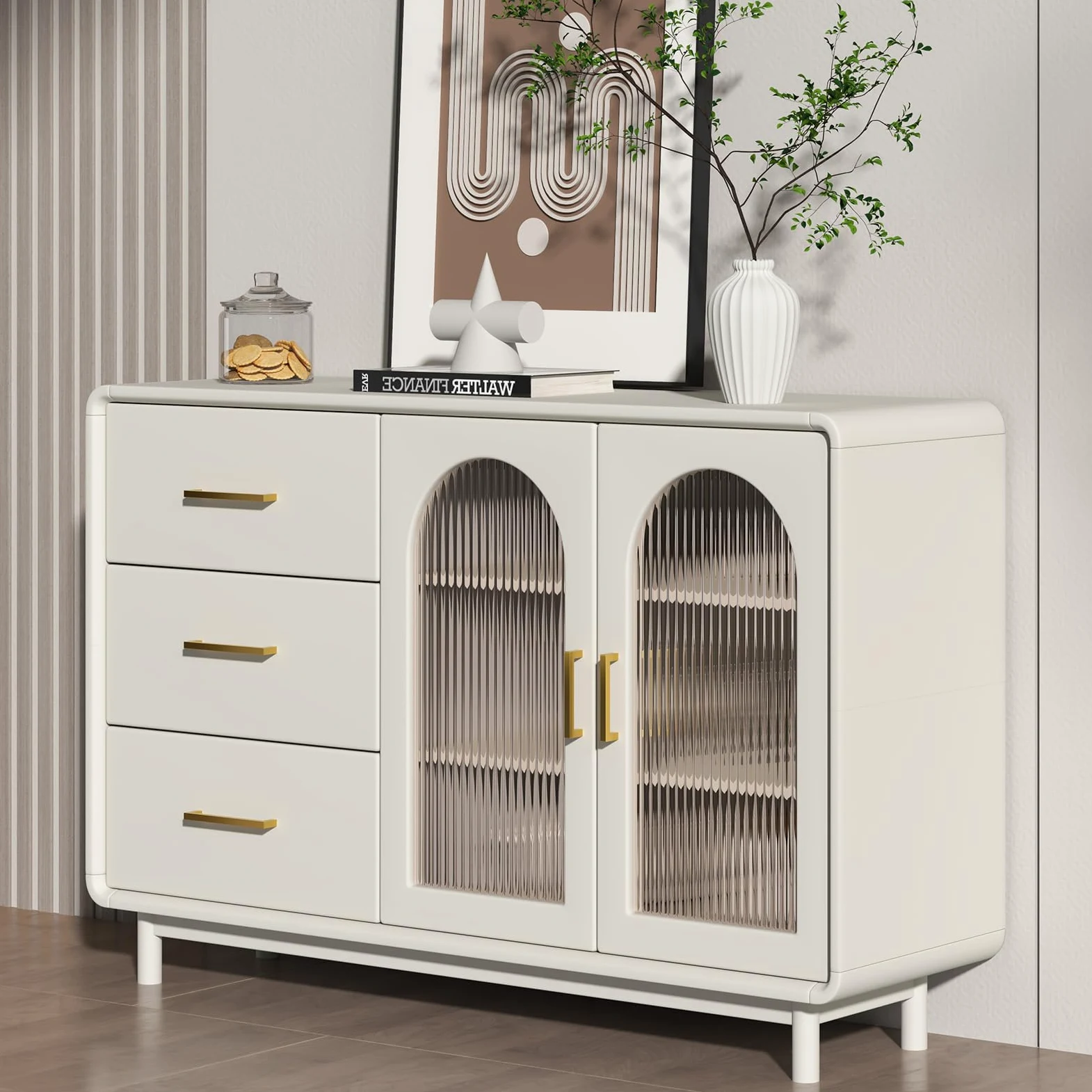 LONTAN 10 Pezzi Maniglie per Mobili da Cucina 320mm Maniglie Cucina Maniglie Armadio Maniglie Cassetti Maniglia Ottone Acciaio Inox Maniglie per Mobili Vintage Maniglie per Sportelli Cucina
