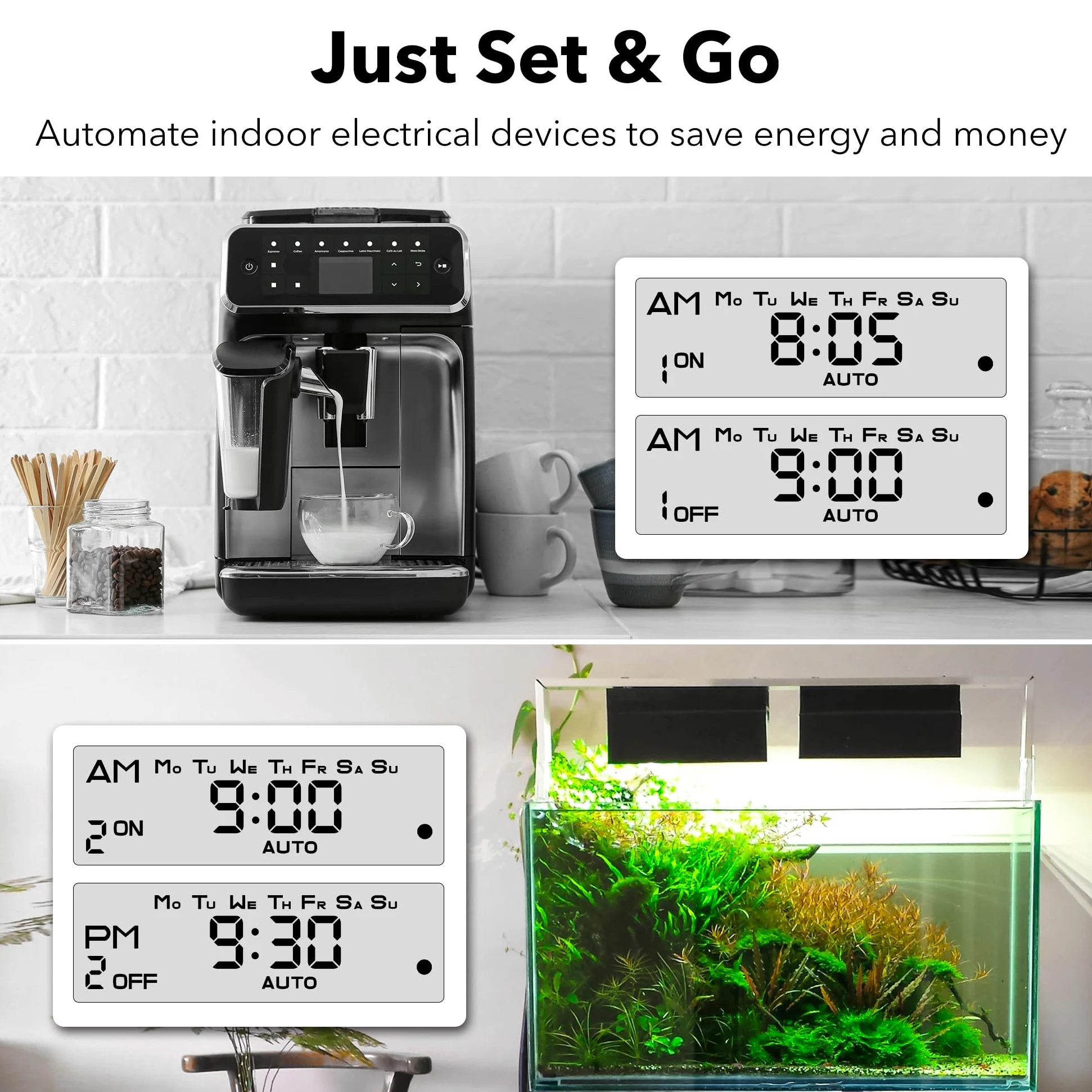 Century 7 Day Heavy Duty Digital Programmable Timer – Dual Outlet by Century Timer