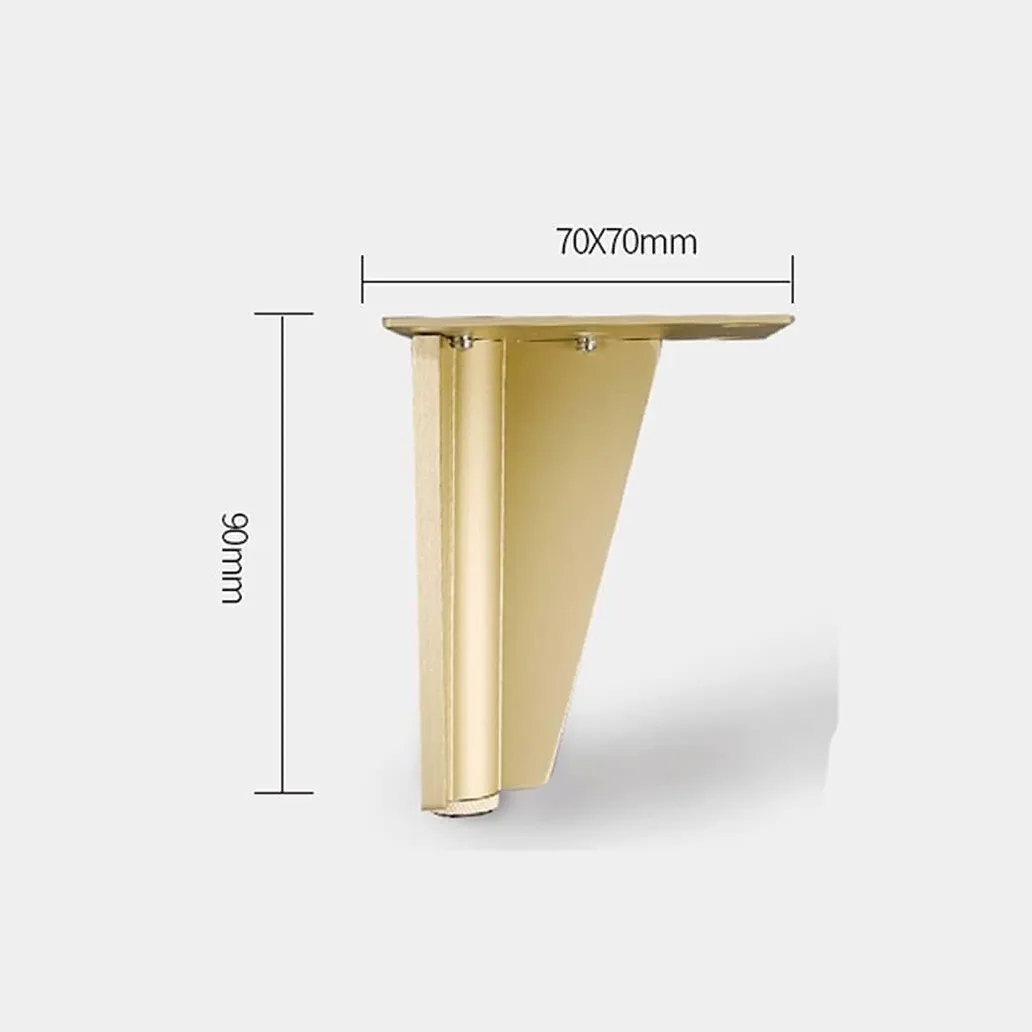 piedini per mobili. Gambe for mobili regolabili Gambe di supporto for mobili in lega di alluminio Gambe for mobili Gambe for divani e comodini Gambe for tavoli da appoggio Gambe in metallo 4 pezzi(25c
