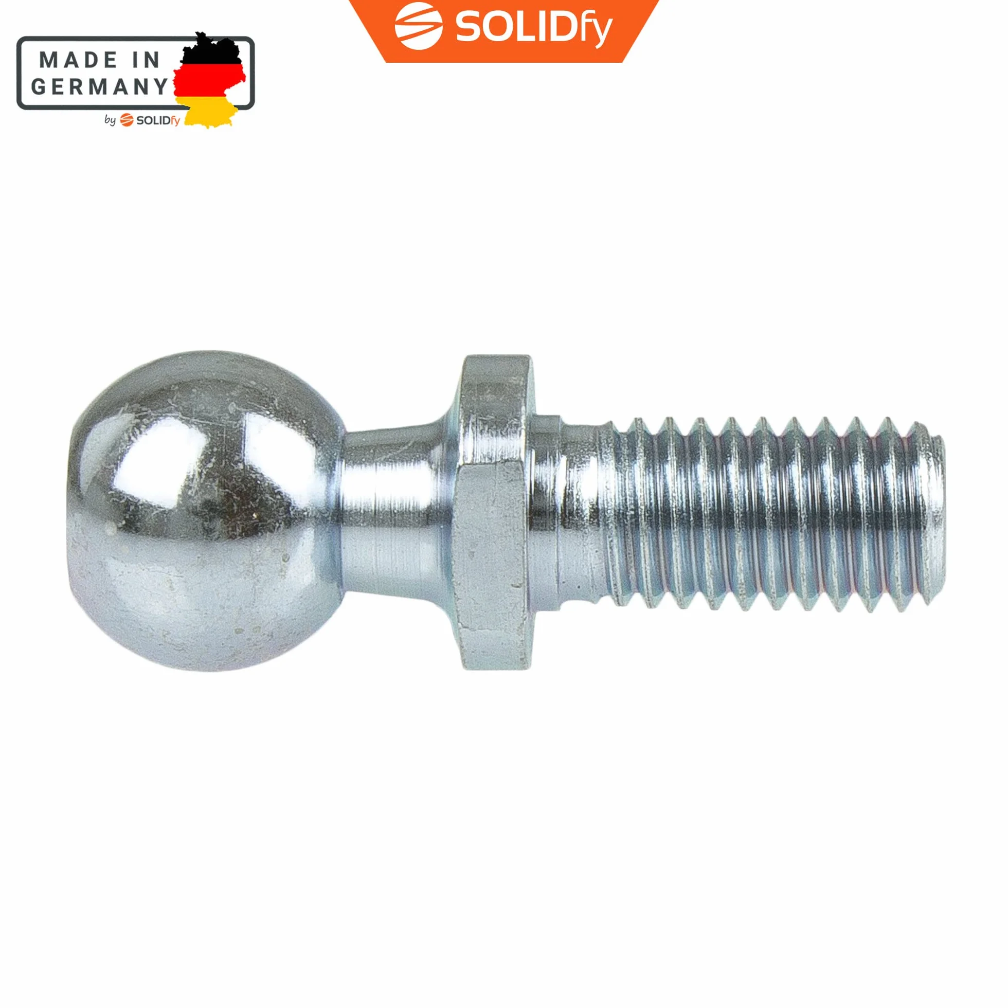 Perni sferici DIN 71803 M4 M5 M6 M8 M10 forma C zincati