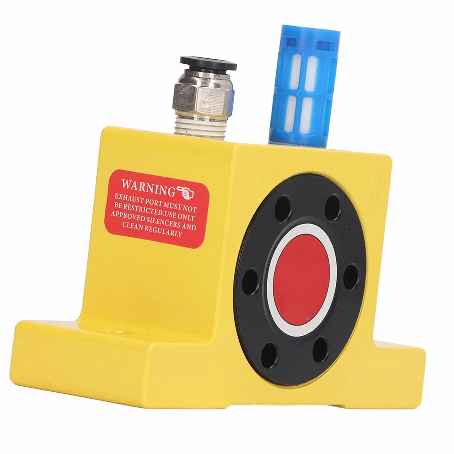 Vibratore a Turbina Ad Aria Compressa G1/4 Pollici con Silenziatore, Oscillatore Pneumatico Industriale