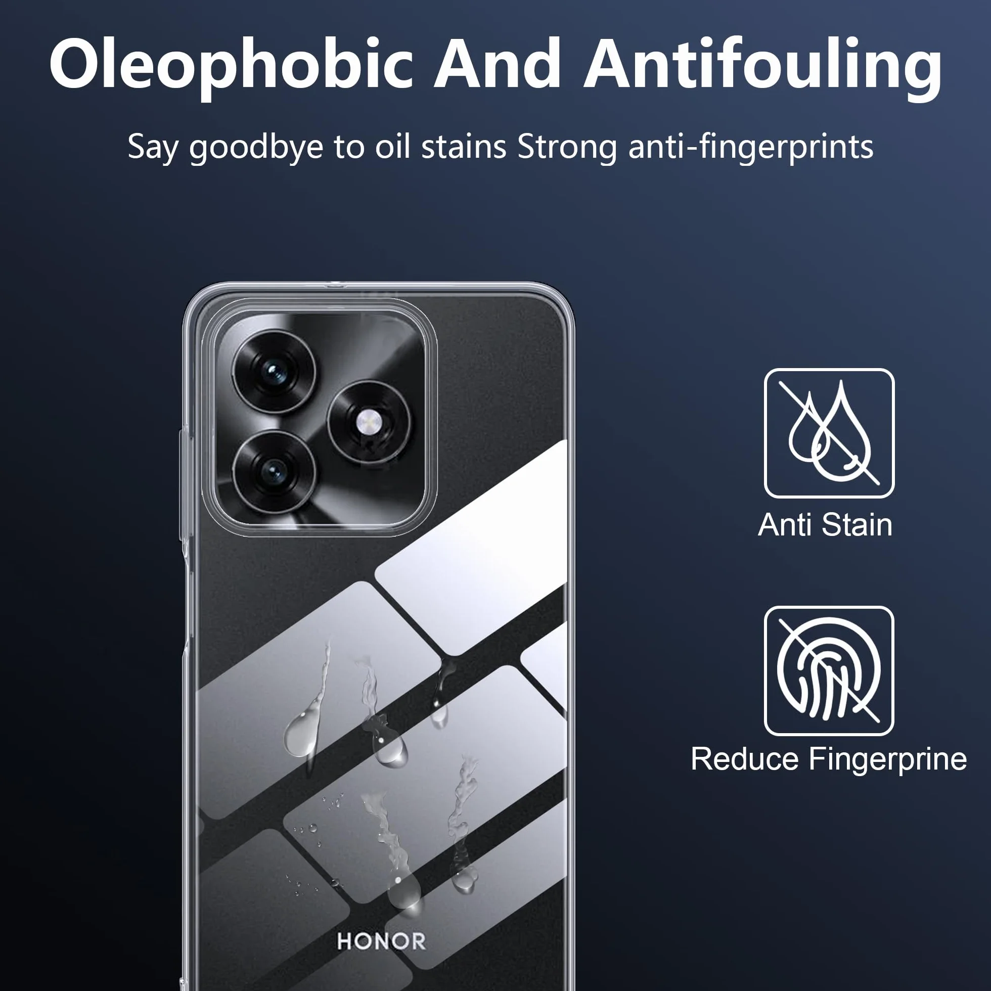 Fitudoos Cover per Honor X5C Plus,Custodia Sottile in TPU Morbido, Silicone Liquido Premium Custodia Protettiva per Honor X5C Plus- Trasparente.