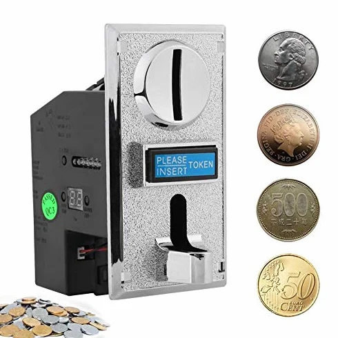 Akozon Accettatore di Monete 6 Tipi per Distributore Automatico
