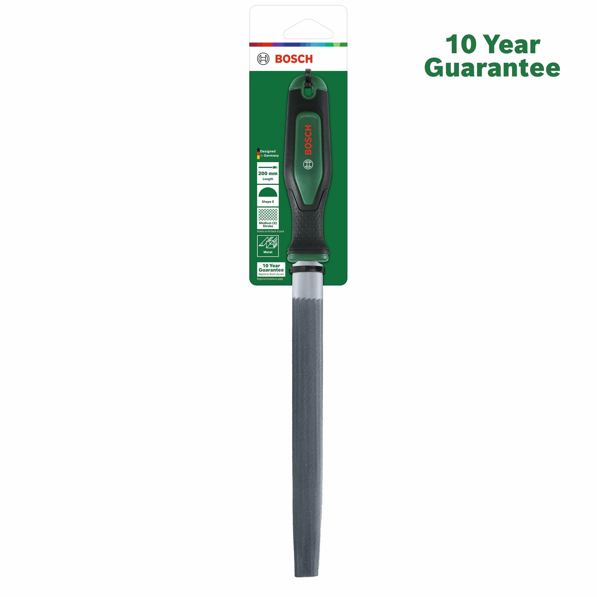 Bosch Lima mezza tonda per metallo 200 mm Accessori Utensili Manuali