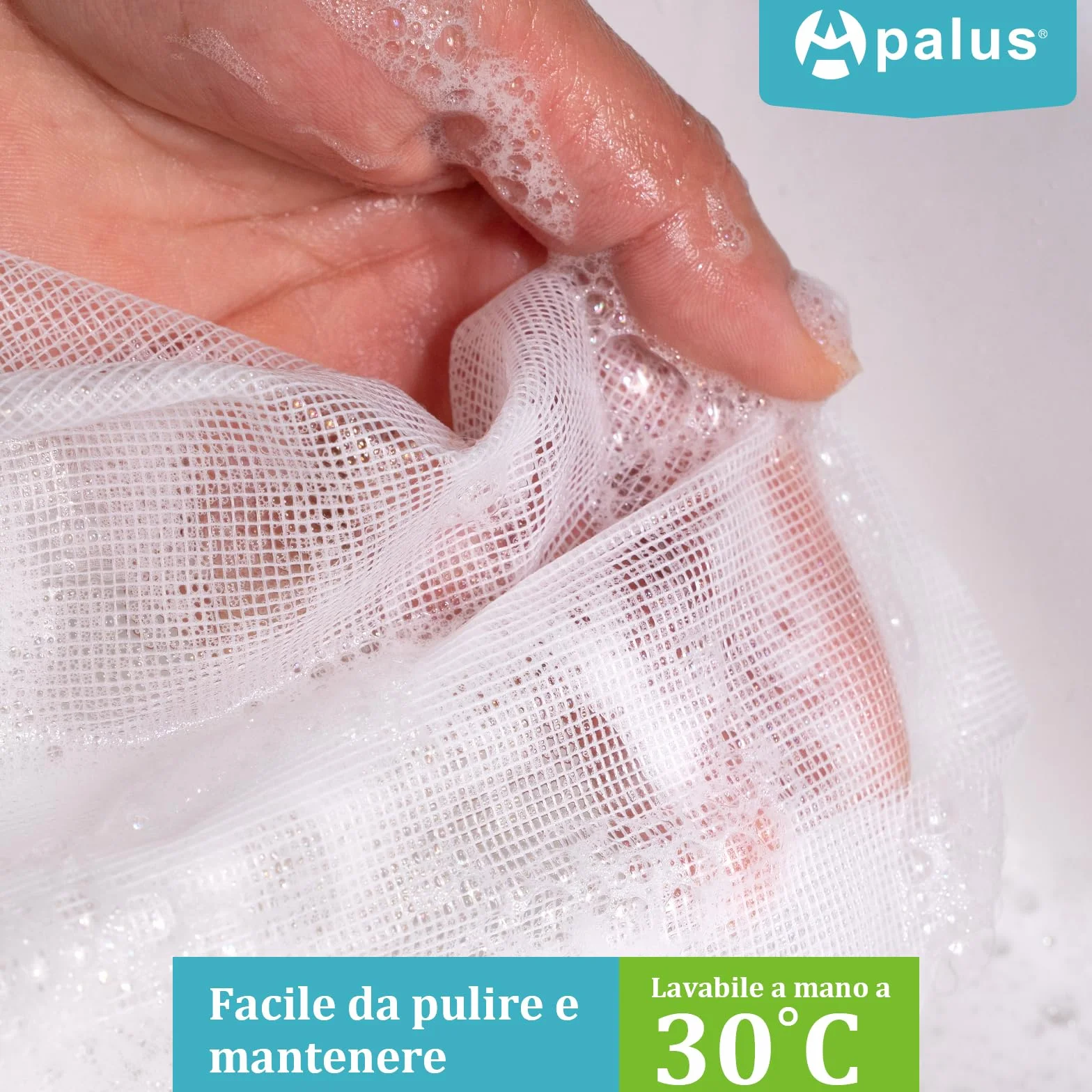 Apalus Zanzariera per Finestre 130x150Cm con Zip Bianco 1 Pezzo