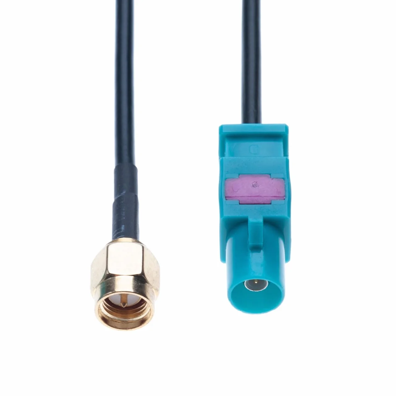 Cavo Adattatore Antenna Auto 2 Pezzi Fakra Z Maschio a SMA Maschio Veicolare Autoradio per Antenne GSM, GPS, DAB & TV Fakra a SMA Antenna Compatibile con Accessori Automotive per Veicoli e Camion 15cm