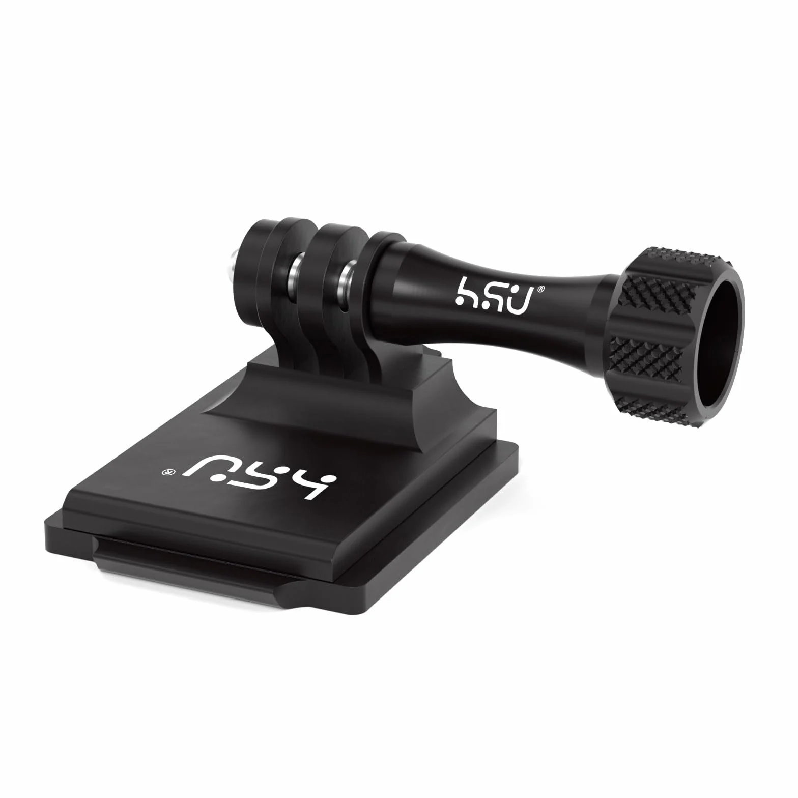 HSU Adattatore in alluminio per montaggio su casco NVG per GoPro Hero 11/10/9/8/7/6/5/4/3 e la maggior parte delle videocamere d'azione