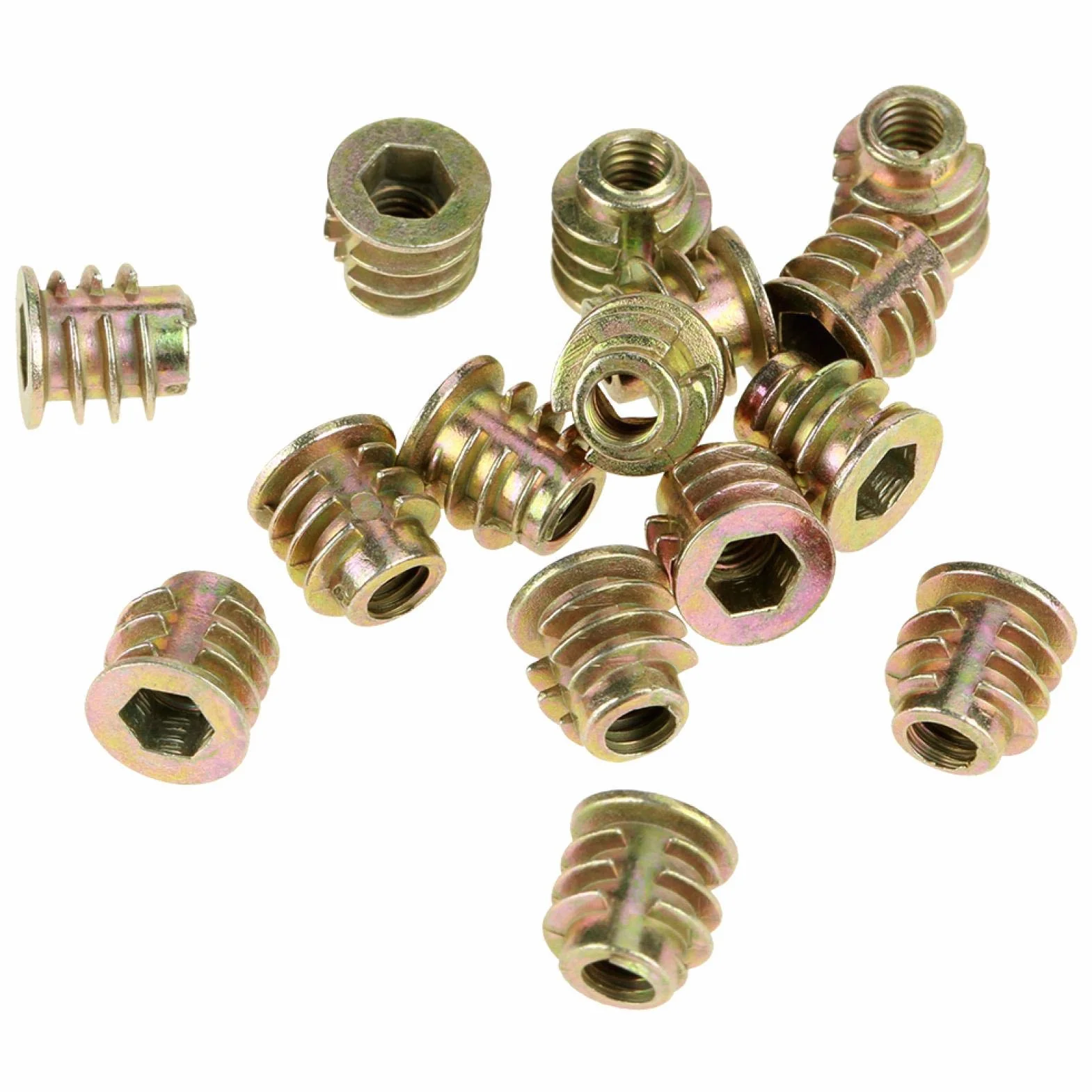 Mobili esagonale Socket Dado M4 x 8 mm 50 pezzi lega di zinco
