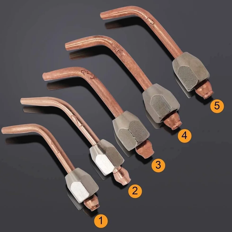 Kit Torcia per Saldatura a Gas Mini Cannello con 5 Punte per Alta Temperatura Riparazione Gioielli