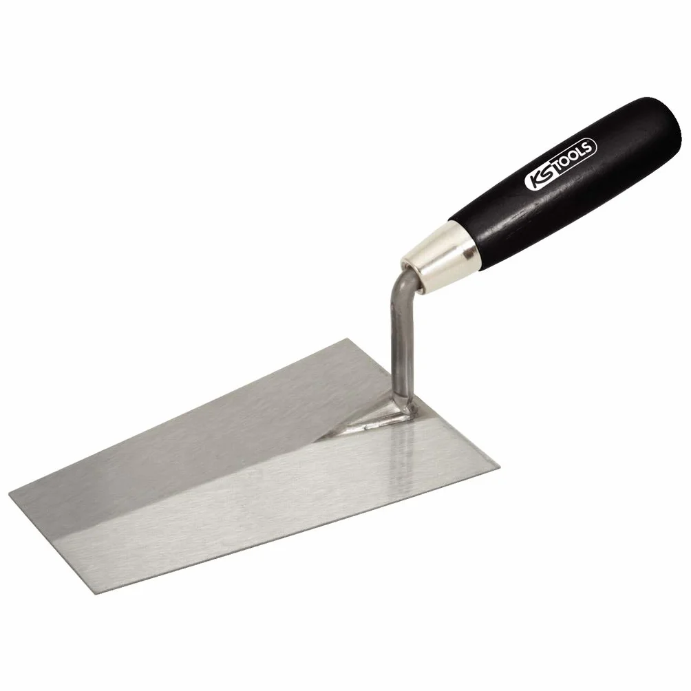 KS Tools Cazzuola per Stuccatura 180 mm a Punta Squadrata Impugnatura in Legno