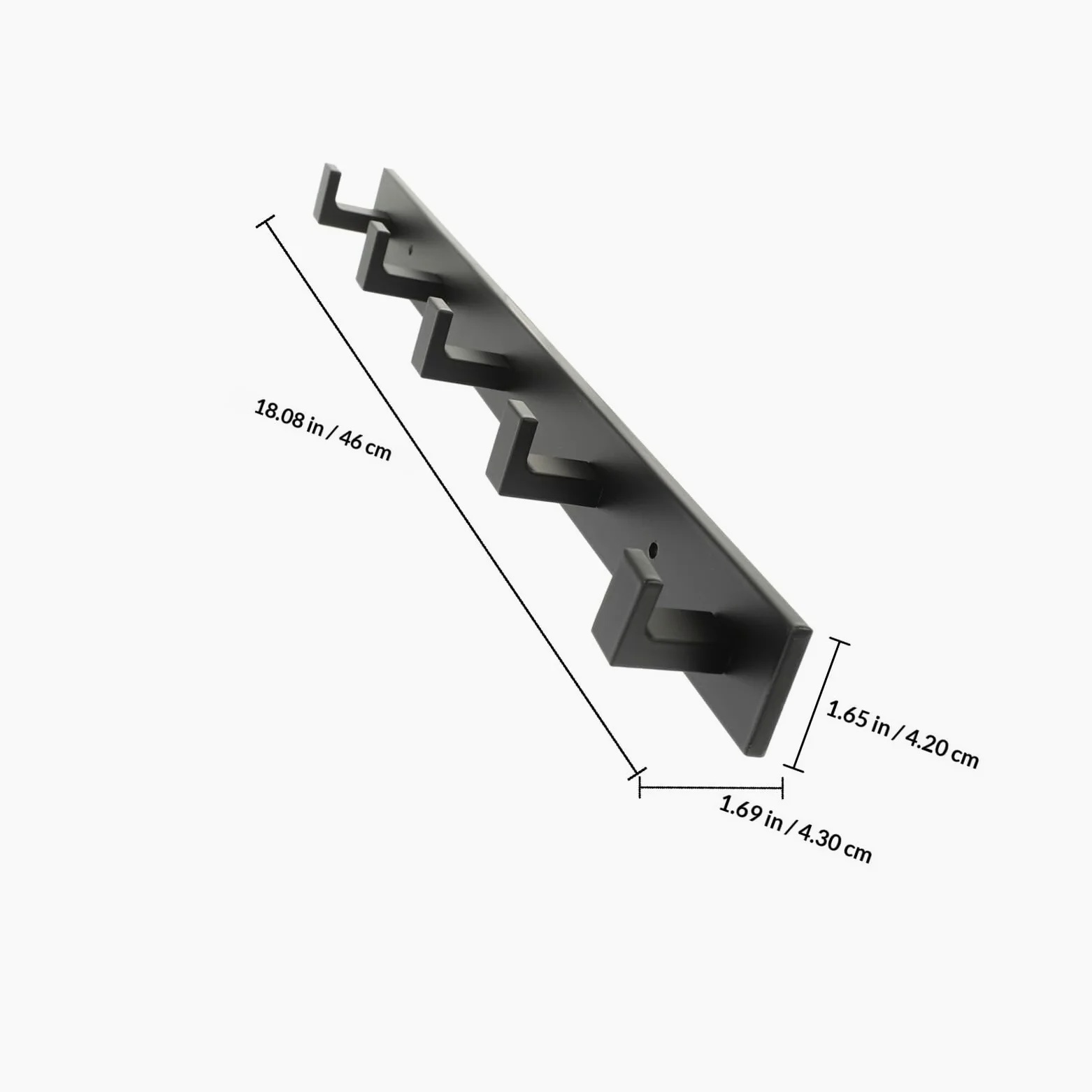 SUPVOX Ganci Adesivi da Parete in Alluminio, Set 5 Pezzi, Ganci Porta Asciugamani e Cappotti per Bagno e Cucina, senza Foratura, Multiuso per Casa e Ufficio