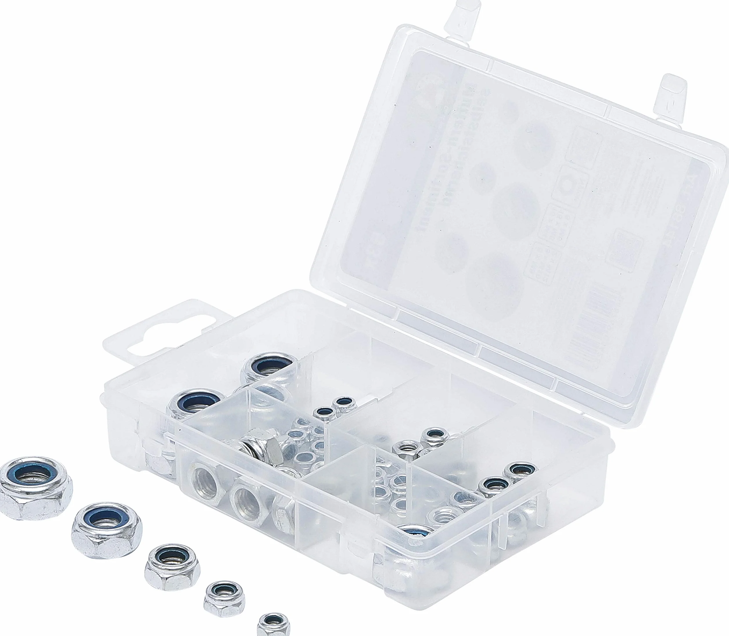 BGS 88144 Assortimento dadi autobloccanti metrico M4 - M12 53 pz.