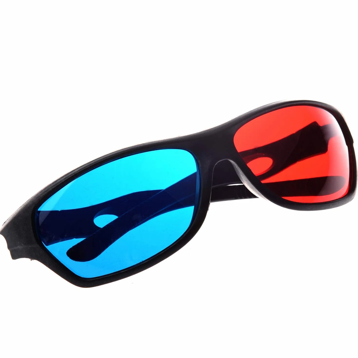 Occhiali 3D Semplice Rosso-Blu Ciano anaglifi per e Film 3D (Upgrade Extra Style)