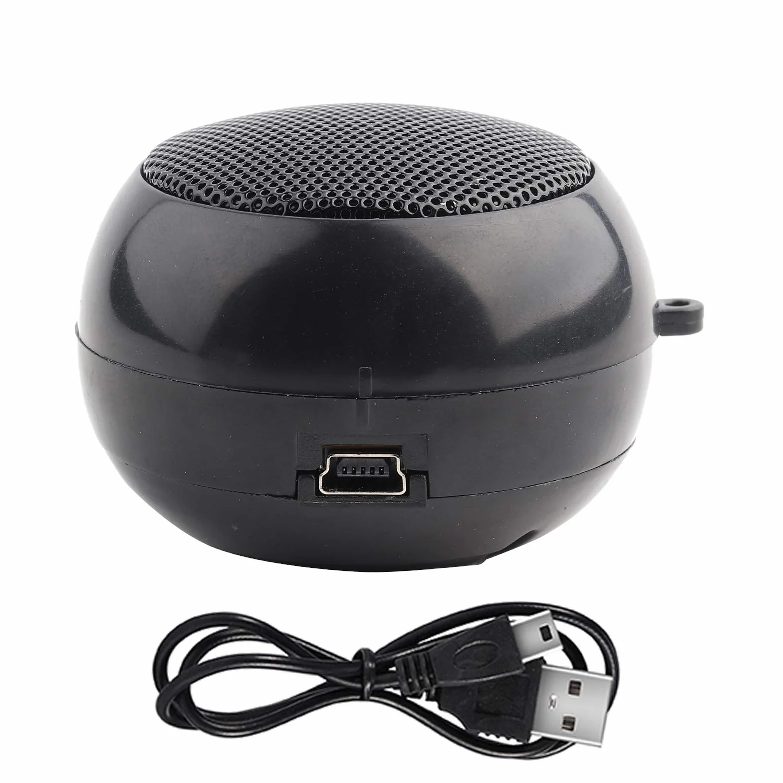 Ejoyous Mini Altoparlante Portatile con Batteria Ricaricabile, Jack 3.5mm, Compatibile con Smartphone/Tablet/PC, Nero