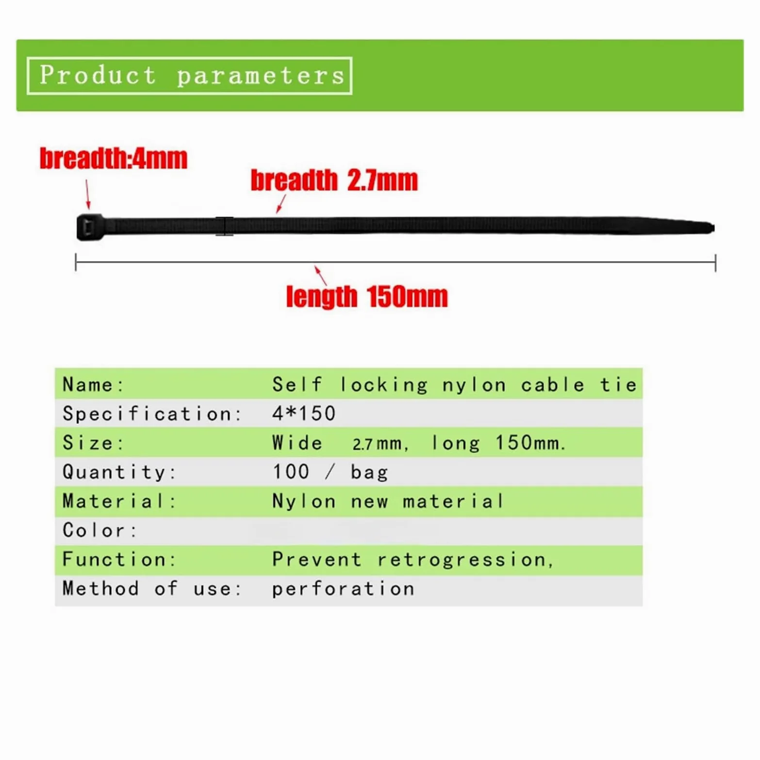 300 fascette stringicavo in nylon e plastica autobloccanti a tre modalità, nere, for fissare cavi ad anello, varie specifiche - Facile Installazione(4x300 5x250 5x300mm)