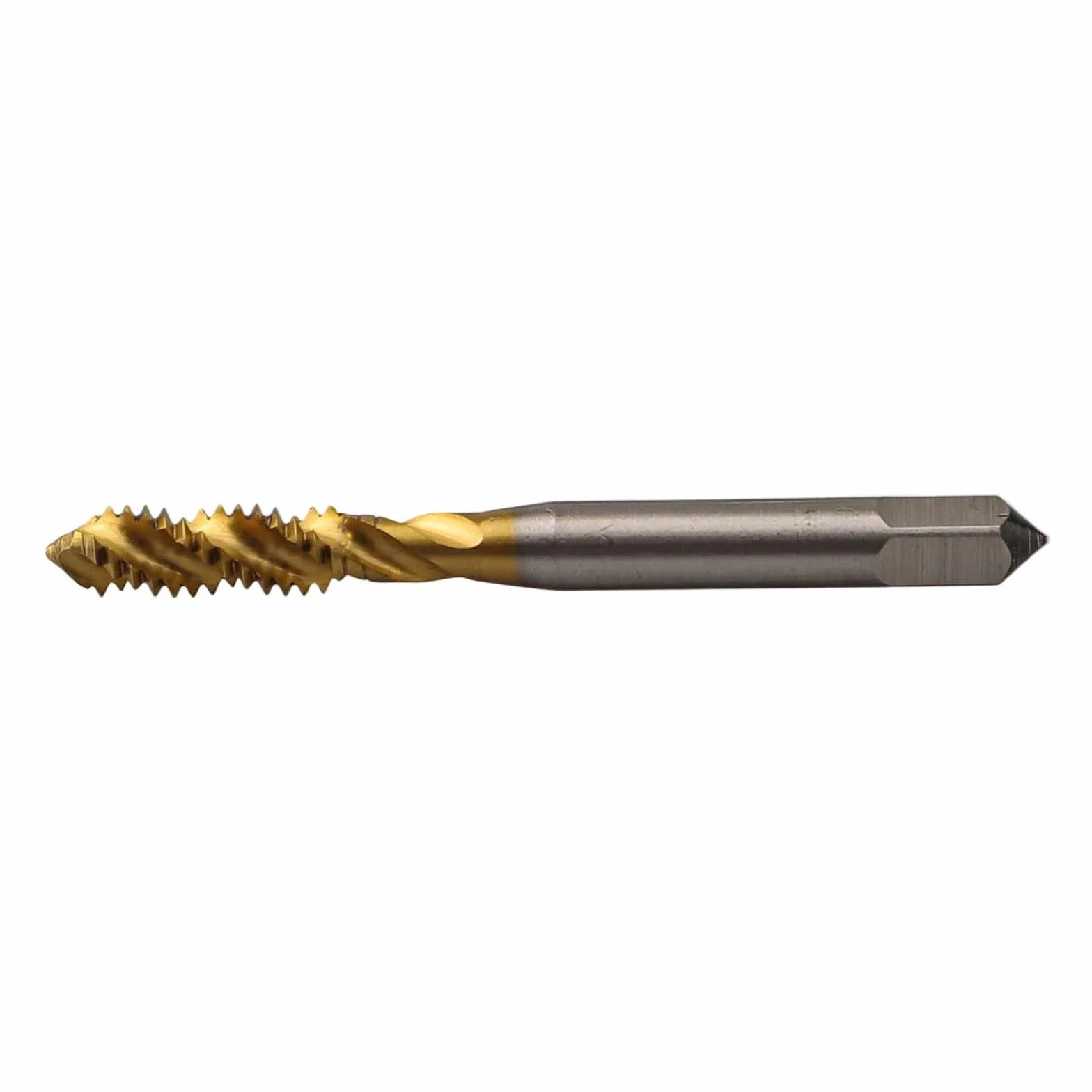 Maschio a spirale scanalato HSS 1/4 20 UNC per maschiatura acciaio alluminio plastica dura