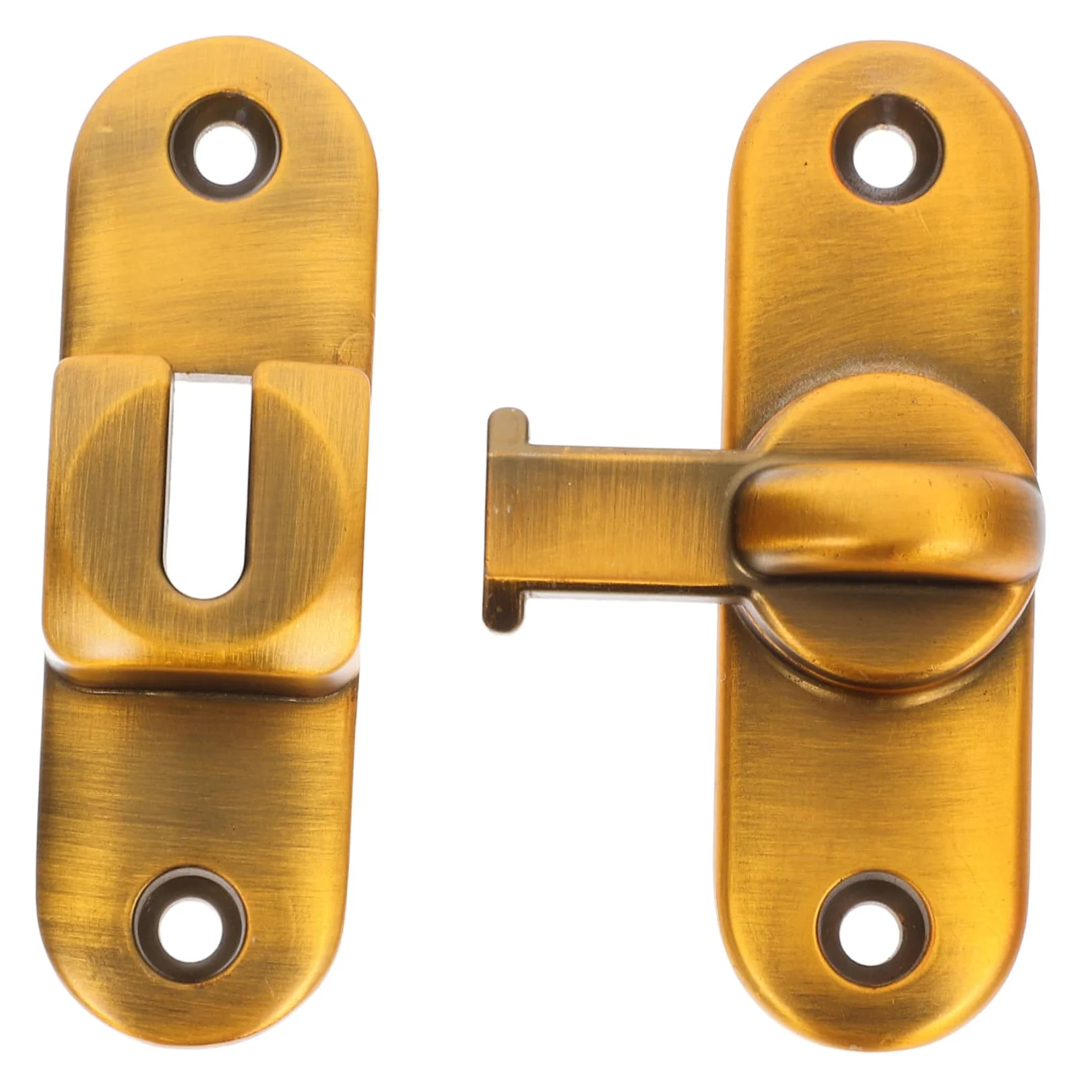 Artibetter 2sets Serratura Scorrevole Per Porta Chiusura Acciaio Inossidabile Per Porte Battente Facile Installazione e Design Moderno Sicurezza Per Ambienti Domestici e Commerciali