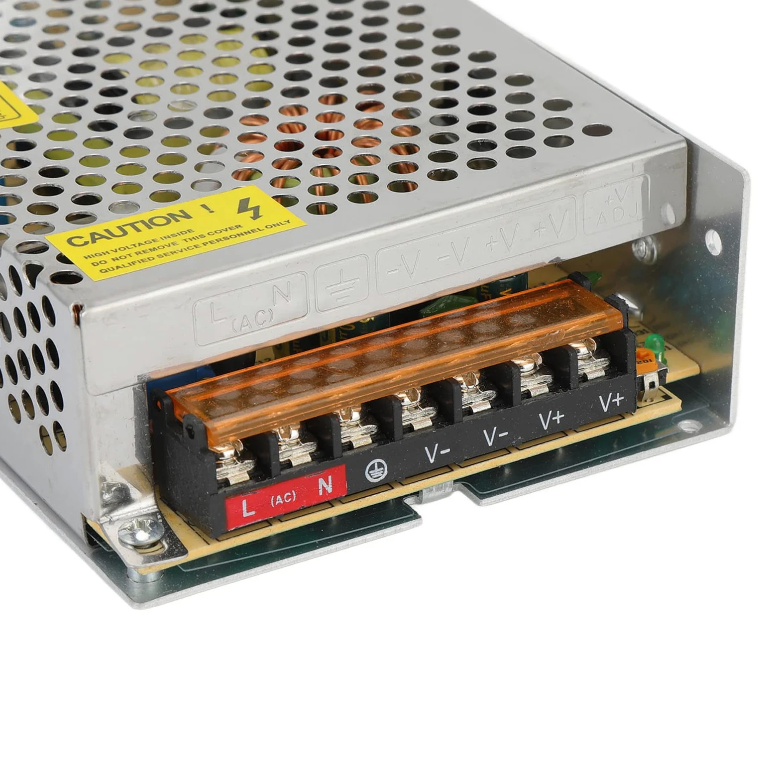 Ejoyous Alimentatore CC Trasformatore di Alimentazione in Lega di Alluminio da 110 V 220 V a 12 24 150 W con Protezione da Sovraccarico da Cortocircuito per Strisce LED Radio Computer Uso Interno