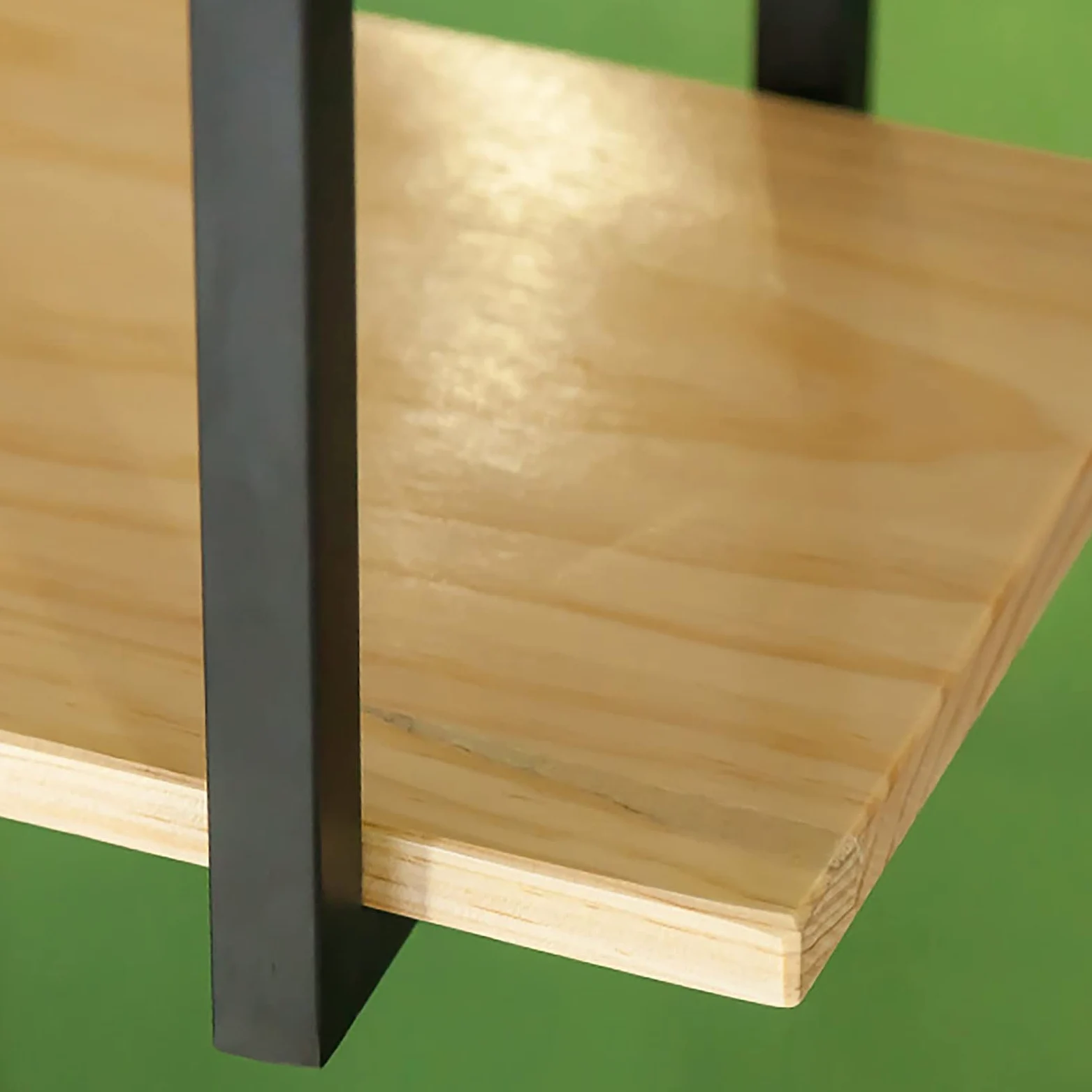 Mensole galleggianti da parete con staffe a soffitto a 2 strati, facili da installare, scaffale decorativo per bar e ristorante, nero (80 x 30 x 60 cm)