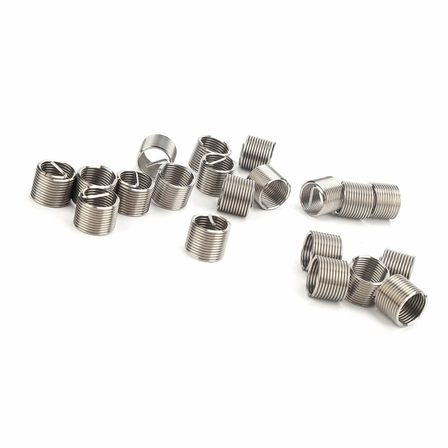 Fdit Kit di Strumento di Riparazione Filettatura, 20 pezzi M14x1.5x1.5D Inserti Filettati, Presa Vite Acciaio Inossidabile per Lavorazione Metalli