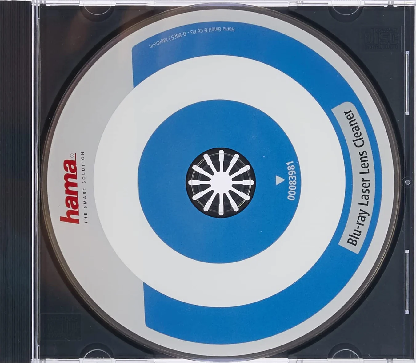 HAMA Blu Ray Di Pulizia Lettore BR, Grigio