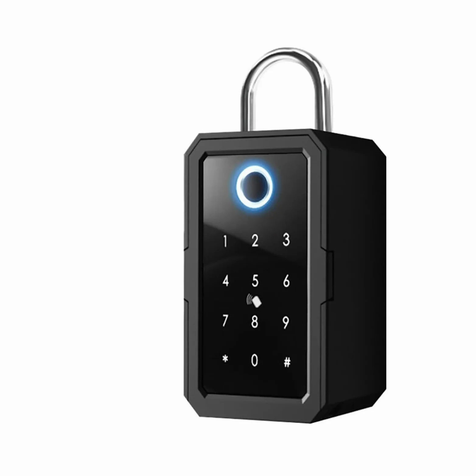 Smart Mini cassetta di sicurezza con serratura a chiave, impermeabile digitale sblocco impronte digitali, combinazione controllata da APP Ttlock, cassaforte per chiavi di casa e oggetti di valore