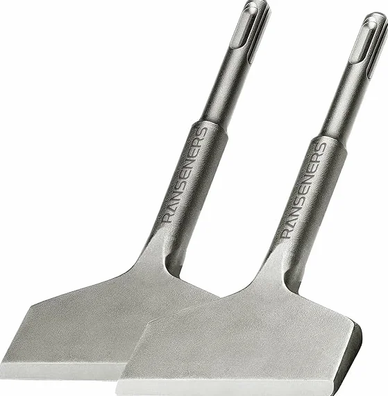 SDS-Plus scalpello a vanga 2 pezzi 165x75mm 15° acciaio super temprato universale