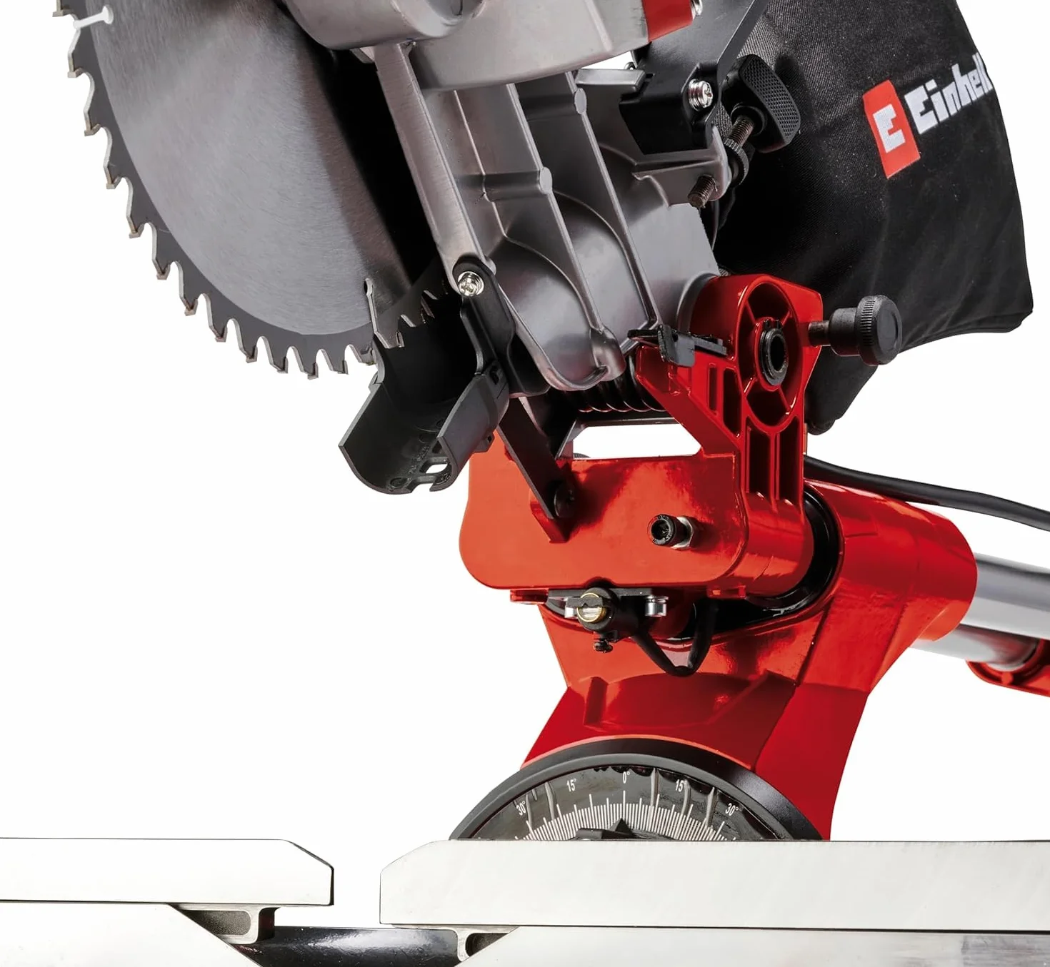 Einhell troncatrice TC-SM 2131/1 Dual (max 1.800 W, 4.900 min-1, funzione di trazione integrata, arresto pezzo, dispositivo di serraggio, incl. lama in metallo duro, laser)