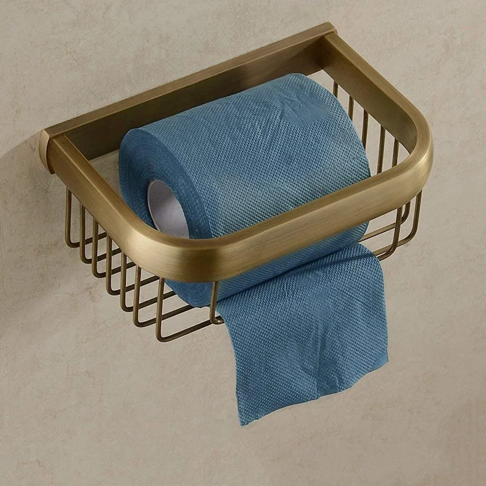 NEECS Portarotolo da Parete per Cucina, Bagno, portarotolo con ripiano Porta Carta igienica