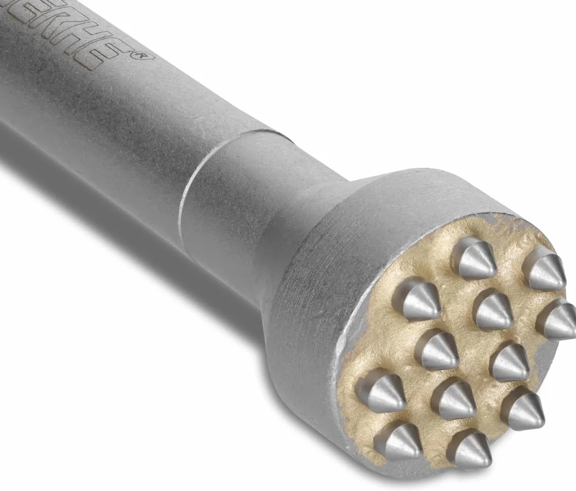WERHE Bocciardatore HEX30 12 denti 270 mm quadrato per calcestruzzo