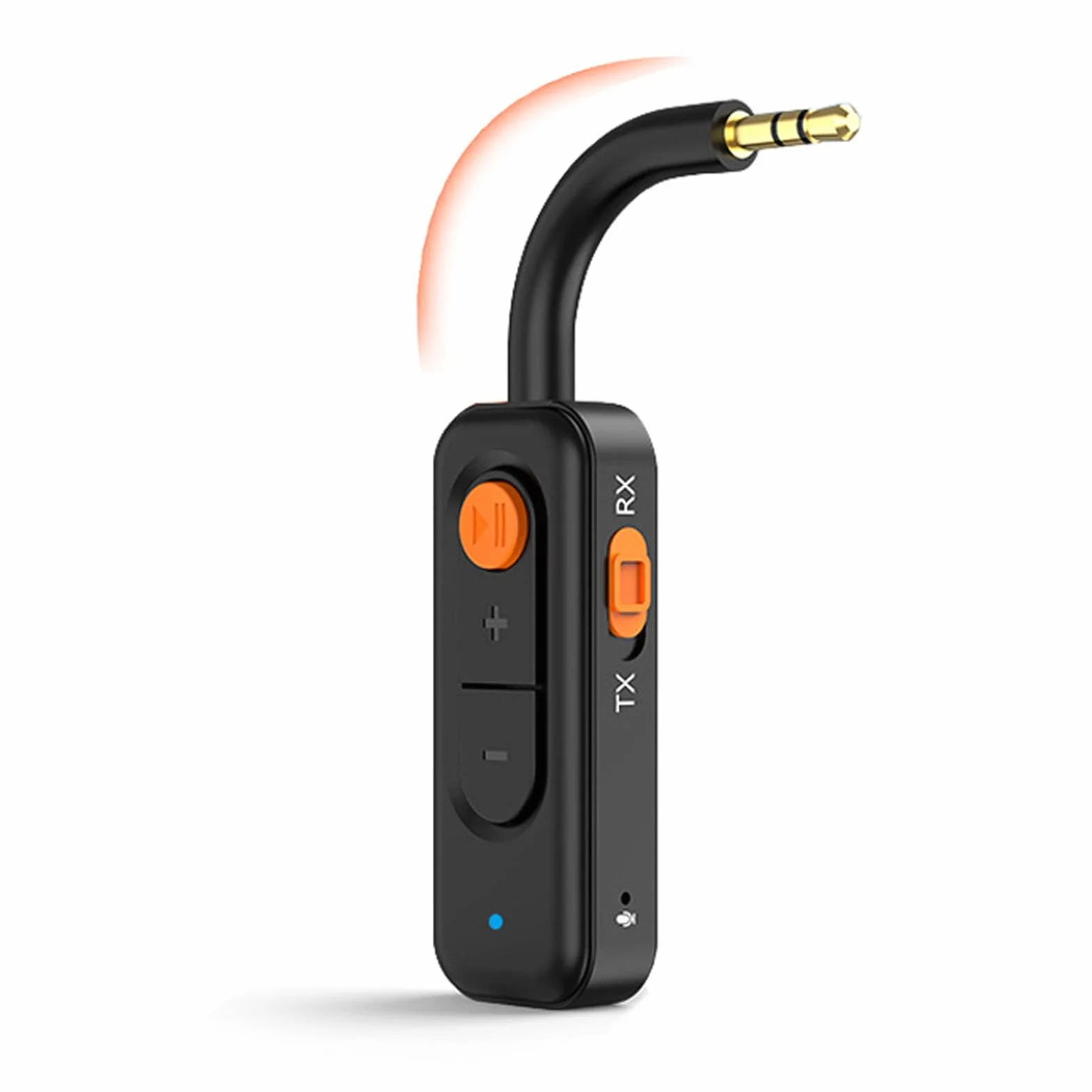 Goshyda Adattatore Bluetooth Wireless per Aereo, Versione 5.4 con Tappo Aereo, Aux da 3,5 Mm per la Palestra da Viaggio Stereo a Casa, Durata della Batteria Lunga