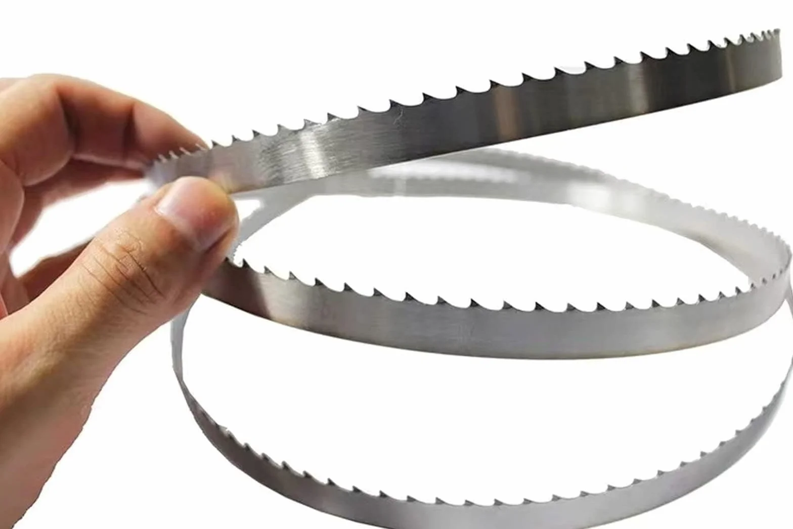 Set di 4 Lame per Sega A Nastro 1425 mm x 6,35 mm x 0,35 mm x 14 ZpZ SK5 Lega di Acciaio per Legno
