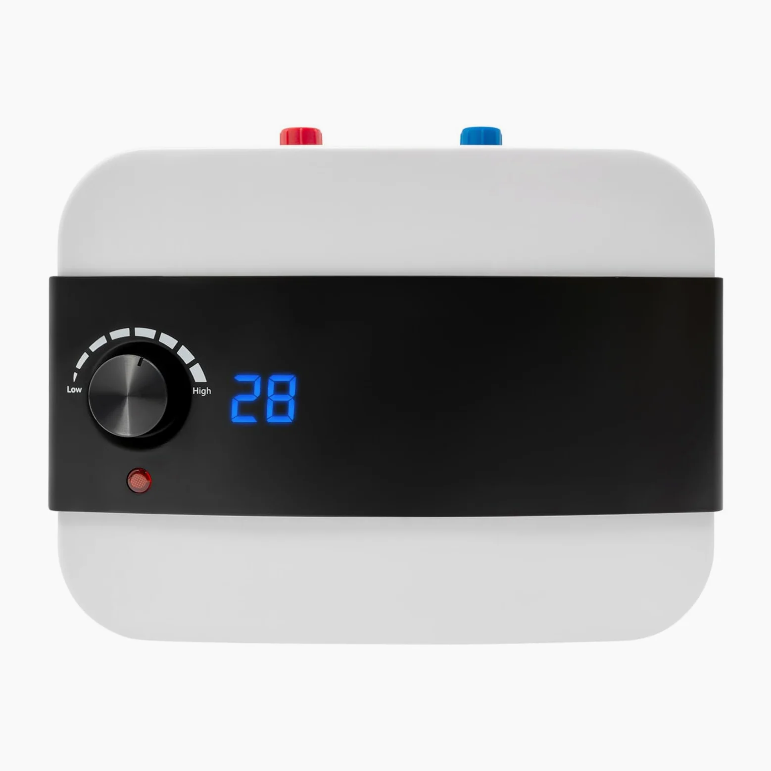 Scaldabagno elettrico da 6 l, 1500 W, scaldabagno con indicatore LED, scaldabagno per cucina e bagno, protezione IPX4, bianco e nero