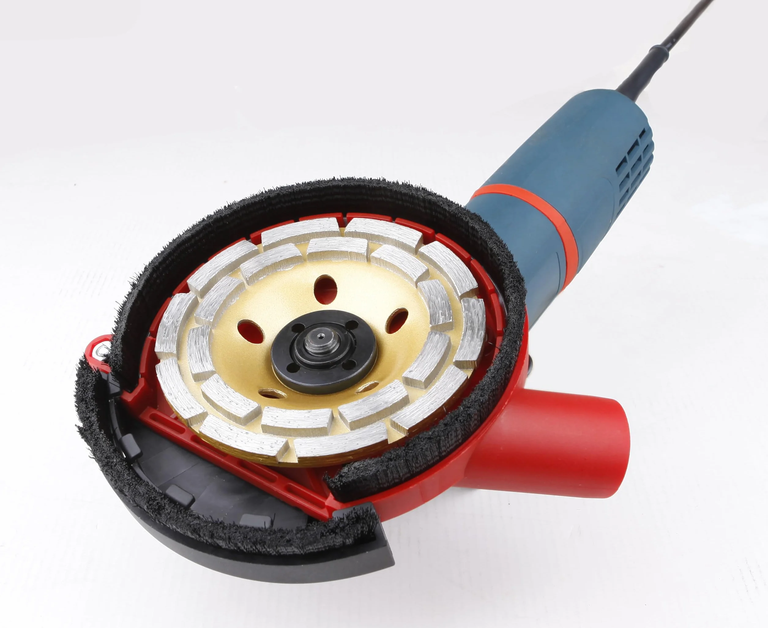 Aidelife cuffia di aspirazione universale per smerigliatrice angolare 115/125mm con mola a tazza diamantata 125x22,2mm