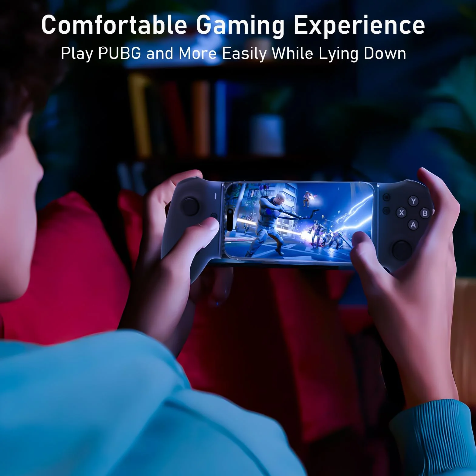 Shiptree Controller telefono per Android/iPhone, controller per smartphone con controller effetto Hall, vibrazione, Bluetooth, pulsanti semi-meccanici, USB-C, compatibile con Xbox, Minecraft, nero