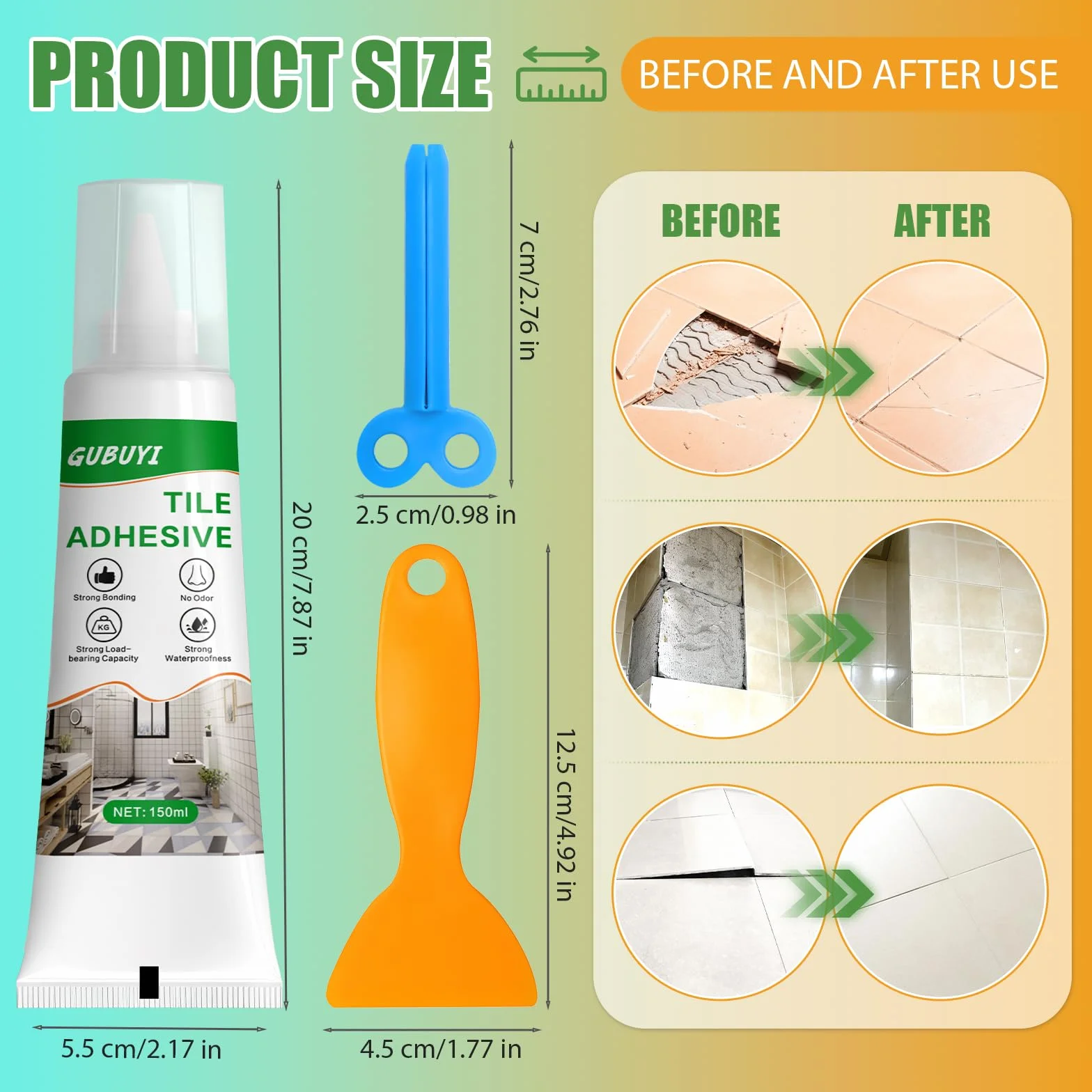 Colla per Piastrelle 150ml Pasta Bagno Esterno Interno Sigillante Riparazione Crepe Giunti
