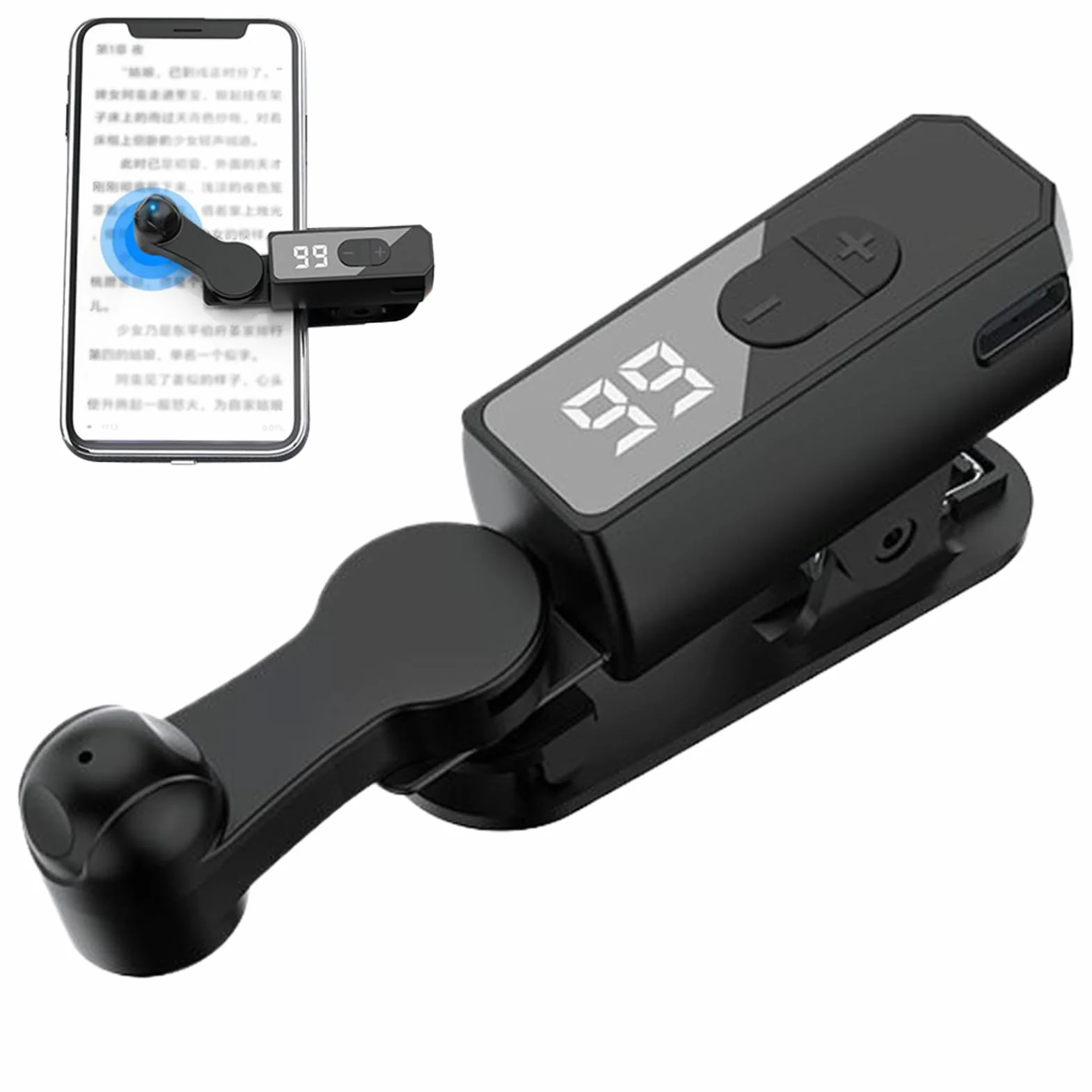 Cliqueur Automatico dello Schermo - Tapper Schermo a Velocità Regolabile,Dispositivo di Tap Wireless a Movimento Rapido per Video, Scorrimento, App di Shopping e Live Streaming