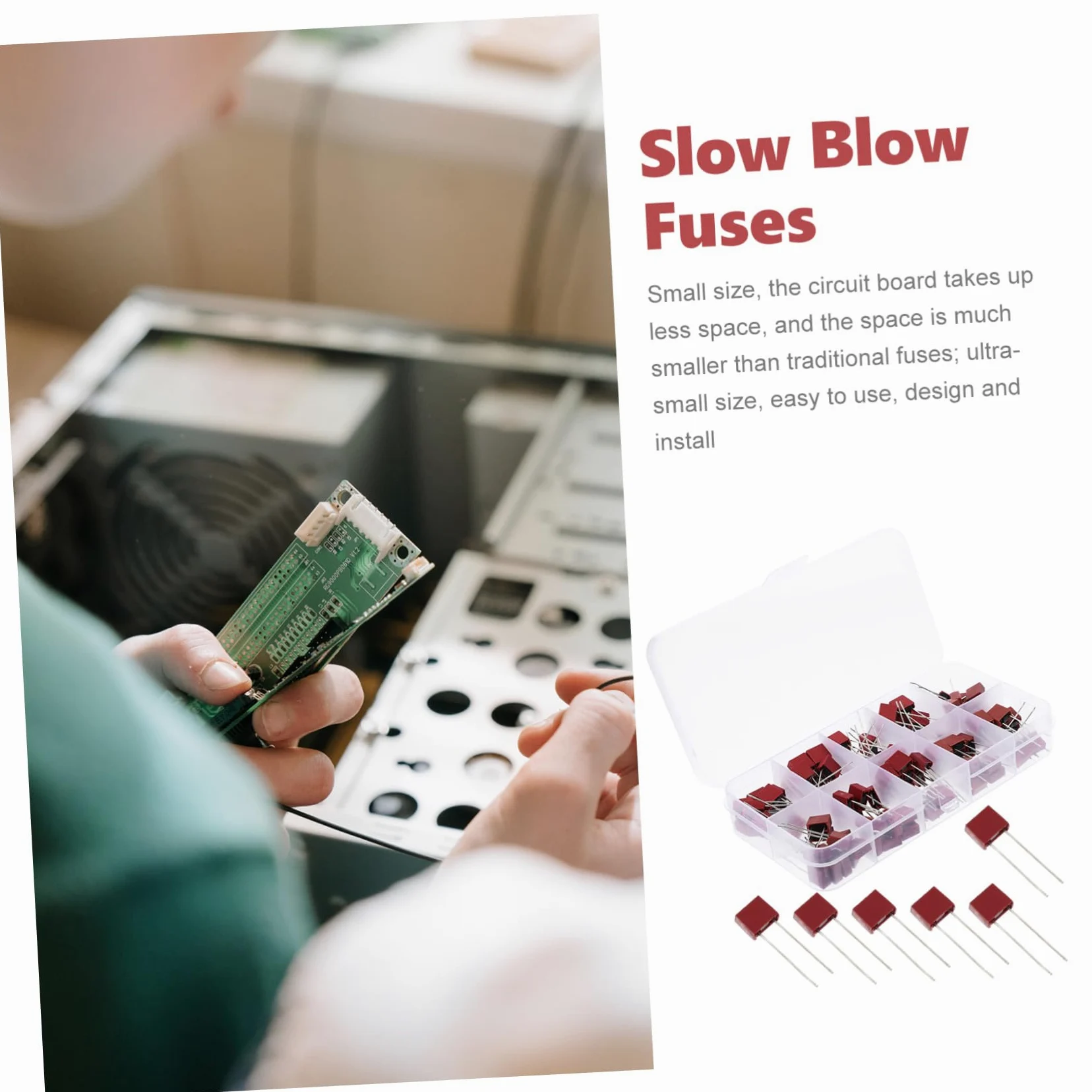 SHINEOFI 3 Set Fusibili Lenti Fusibili Ampere Variabili Confezione da Resistente per Elettrici e Automotive