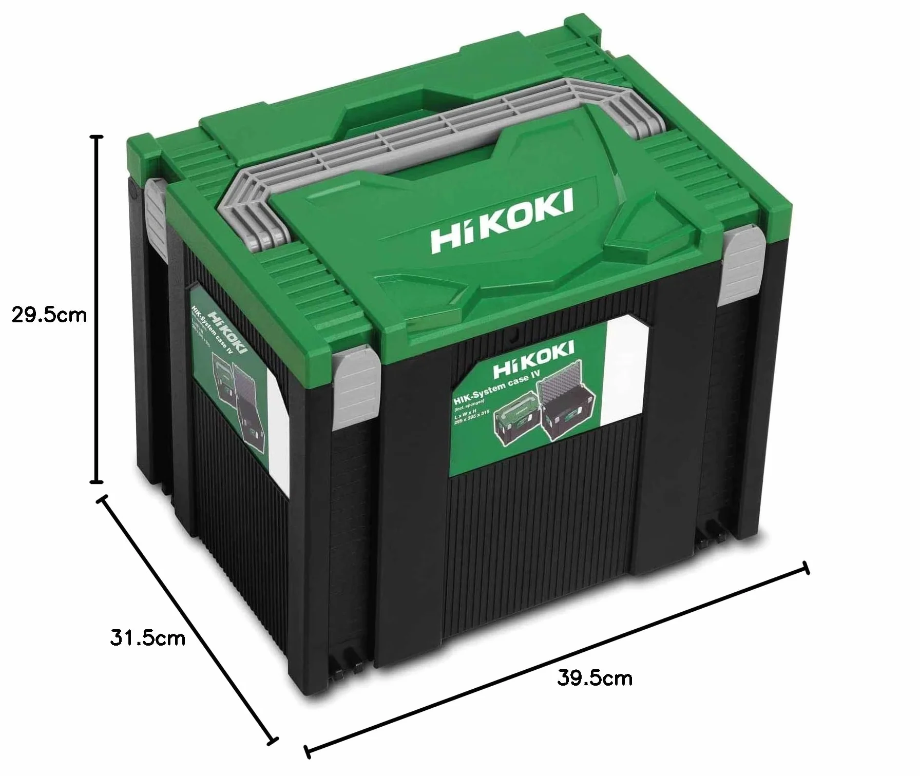 Hikoki 402541 Cassetta degli attrezzi Nero, Verde