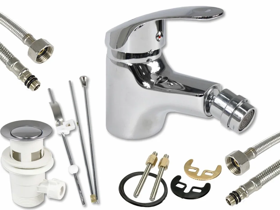 Vetrineinrete® Rubinetto per bidet miscelatore bagno cromato lucido 52330