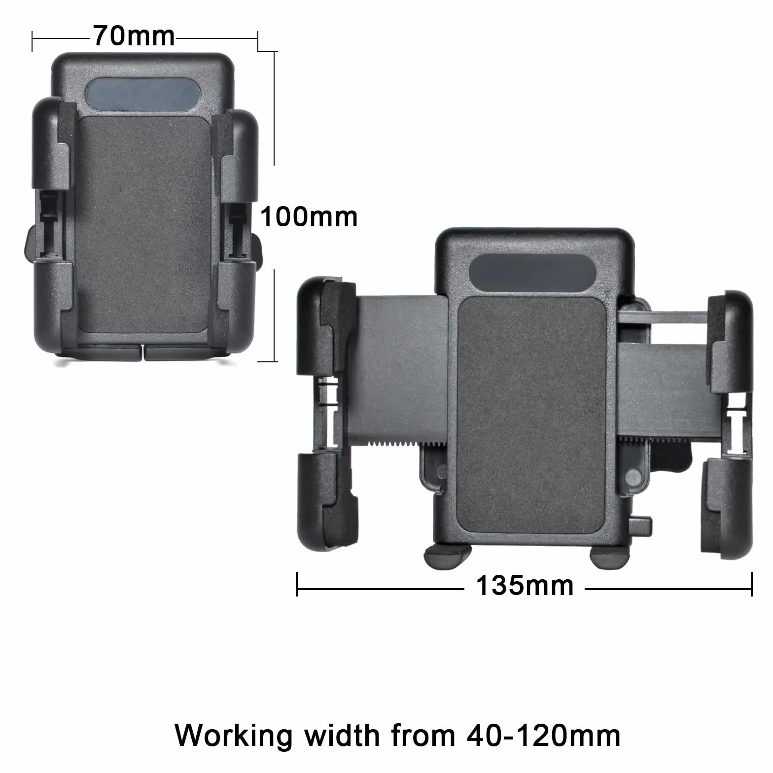 Yaesu Supporto radio per veicolo Rotate Walkie Talkie Mount Bracket compatibile con Motorola Baofeng Kenwood Icom Midland Retevis Portatile per Auto SUV