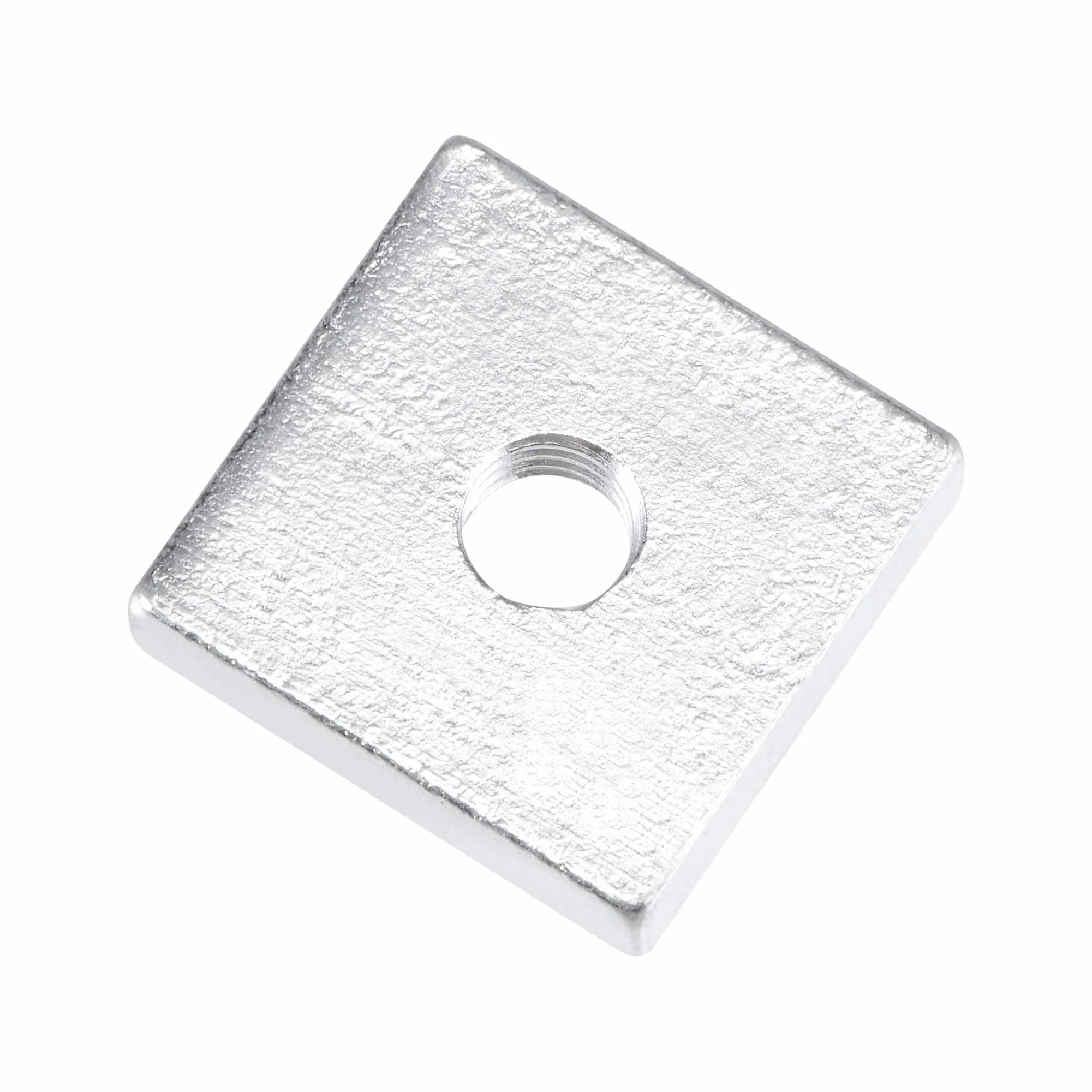 QUARKZMAN Dadi Quadrati M5x14mmx4mm Zincati Metrici Filettatura Grossa 10 Pz