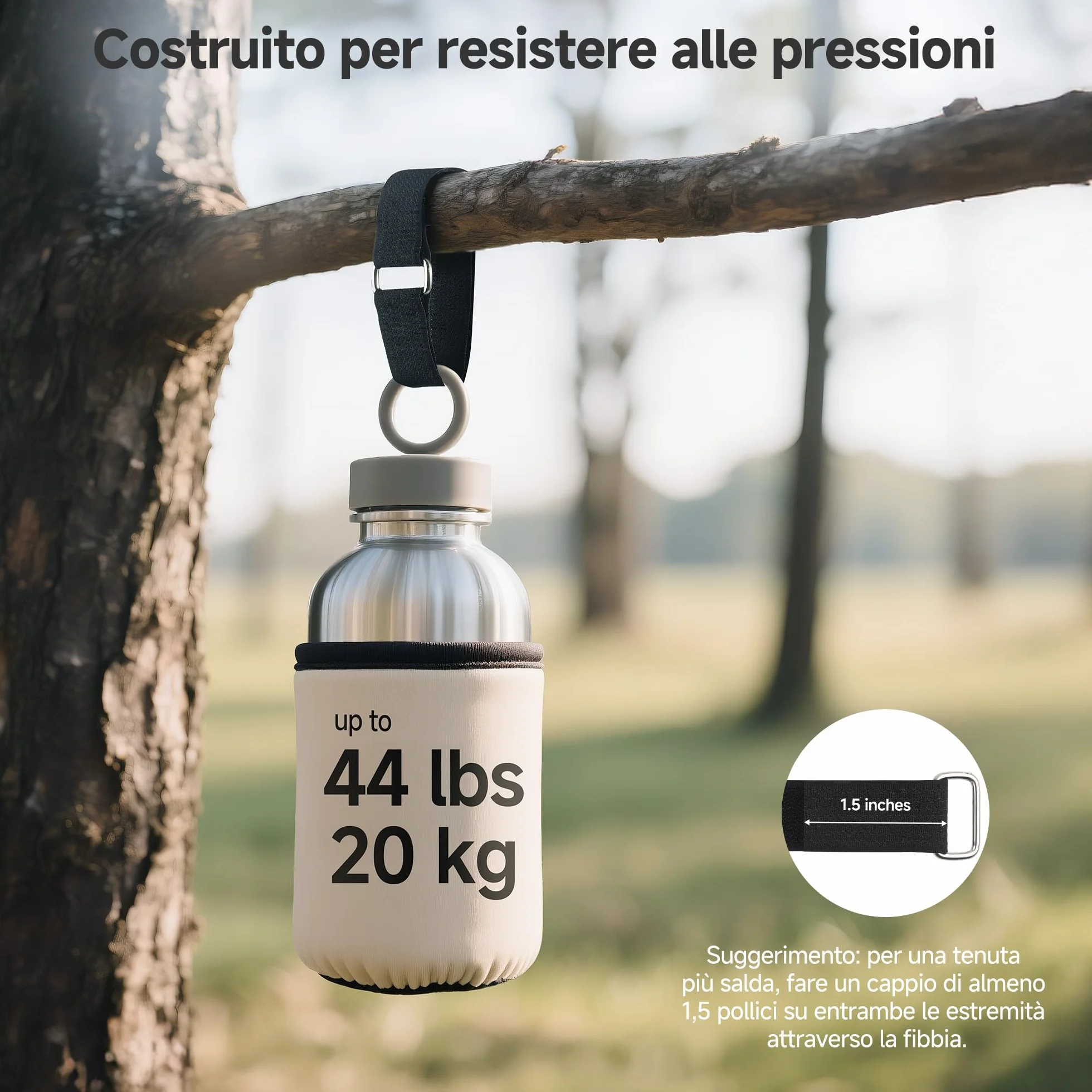 Cable Matters Cinghie a strappo con fibbia 9 m 45 fibbie metalliche regolabili per cavi 25 mm nero