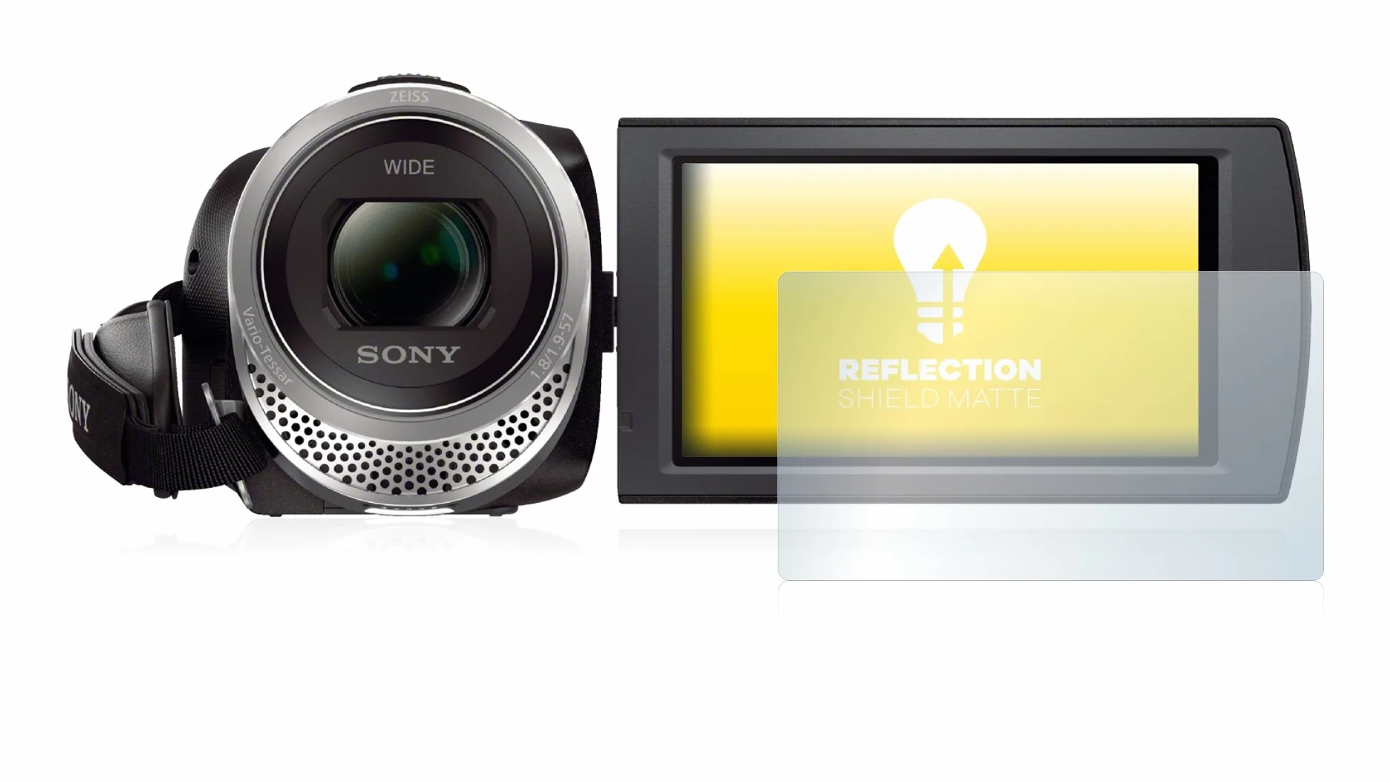 upscreen Pellicola Protettiva Opaca per Sony FDR-AX53 Protezione Proteggi Schermo – Antiriflesso, Anti-Impronte