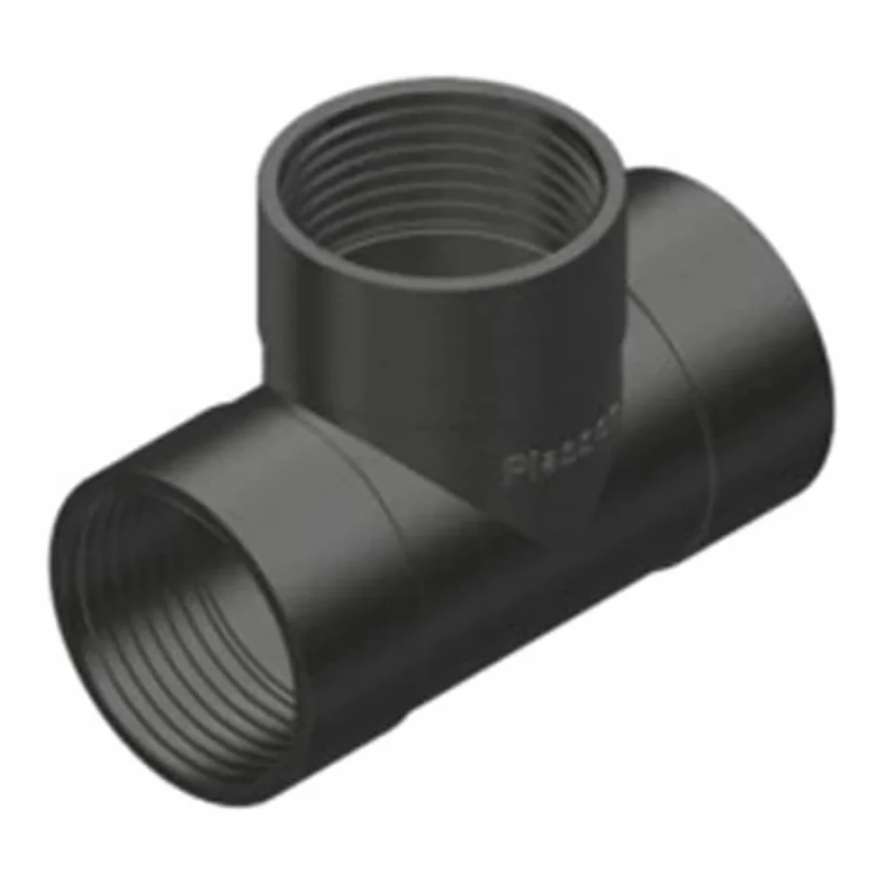 Tee a 90° filettato 3/4" Plasson per tubi in polipropilene