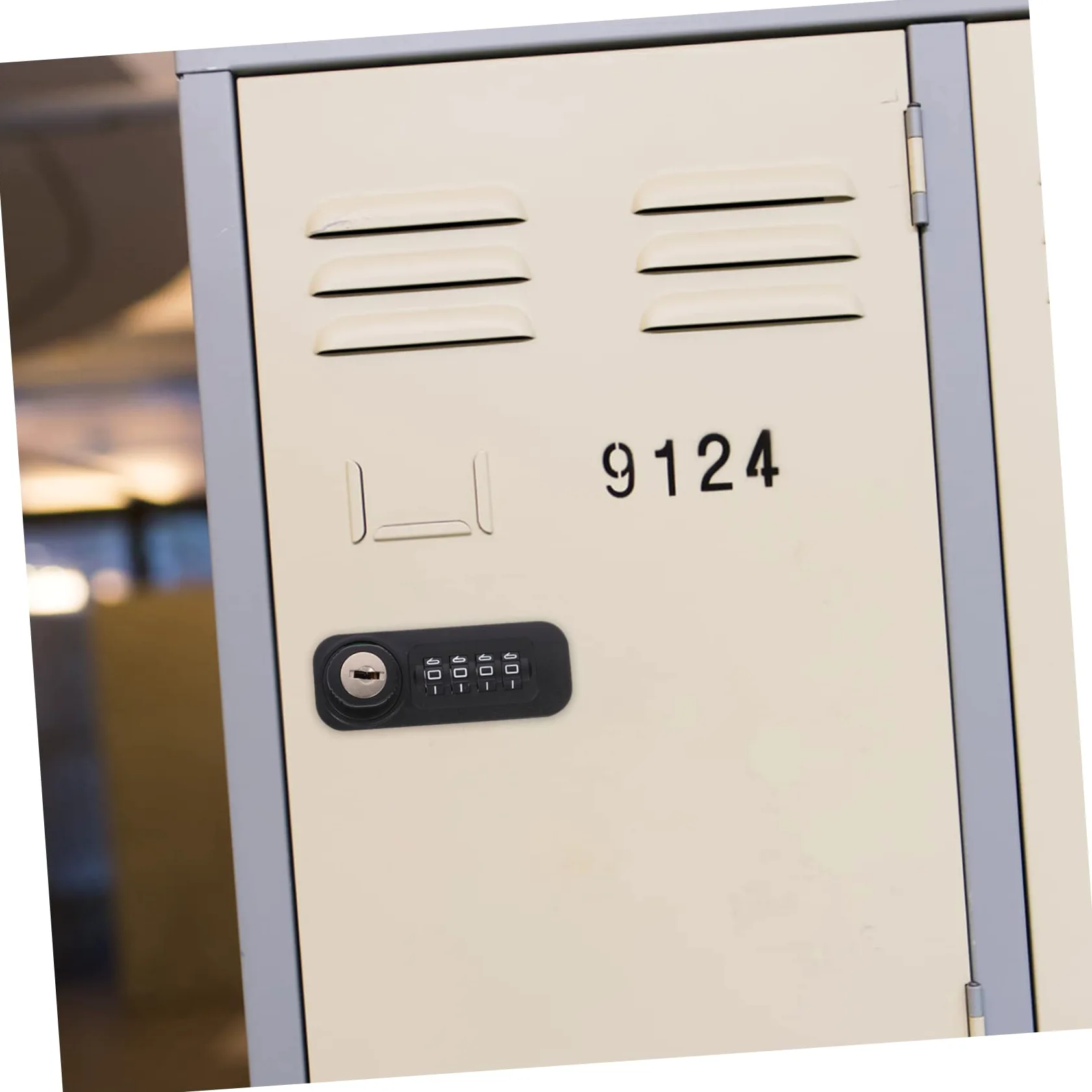 WOONEKY 3 Pezzi 4 Armadietto Serratura Del Cancello Serratura Senza Chiave a Combinazione Blocco Della Password Del Cassetto Serrature a Camma Serrature Con Codice Tecnopolimeri