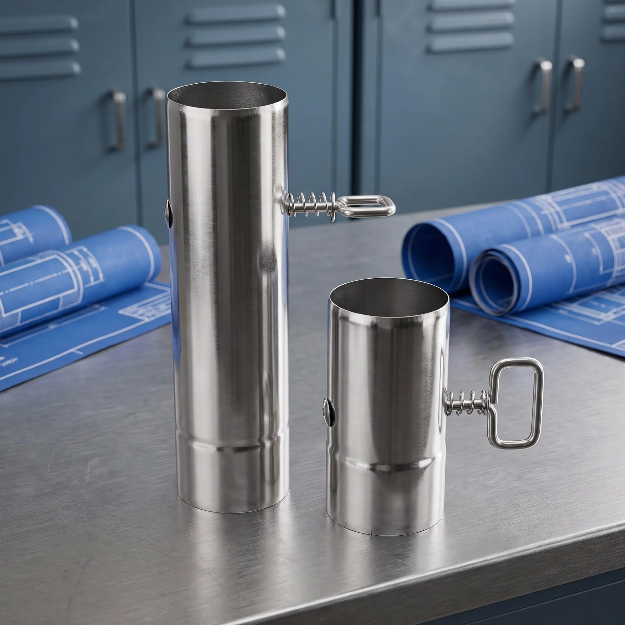 Artibetter 2 Pezzi Tubo per Stufa a Pellet: Tubo Canna fumaria per Stufa da Campeggio con serranda, di Ventilazione in Acciaio Inossidabile per cappe aspiranti e Accessori per caminetti da Esterno.